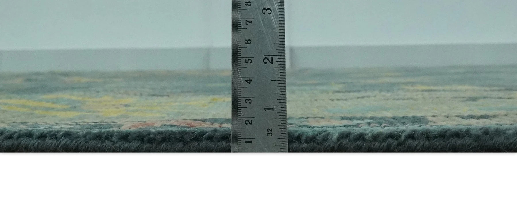 Antique look Teal and Olive Hand Knotted Traditional Oushak Custom Made wool rug