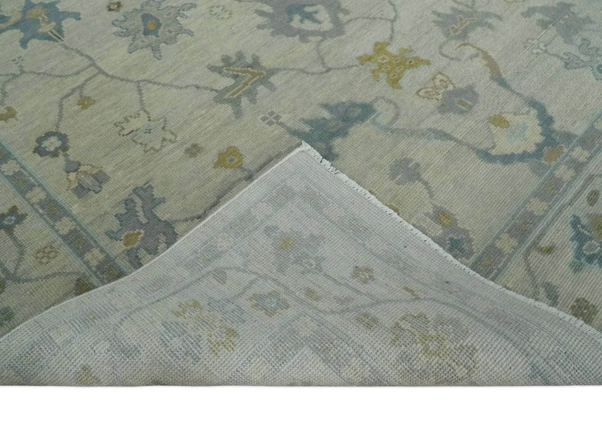 Antique Silver Oushak 6x9, 8x10, 9x12, 10x14 and 12x15 Traditional Persian Oushak Wool Rug | NT8 - The Rug Decor