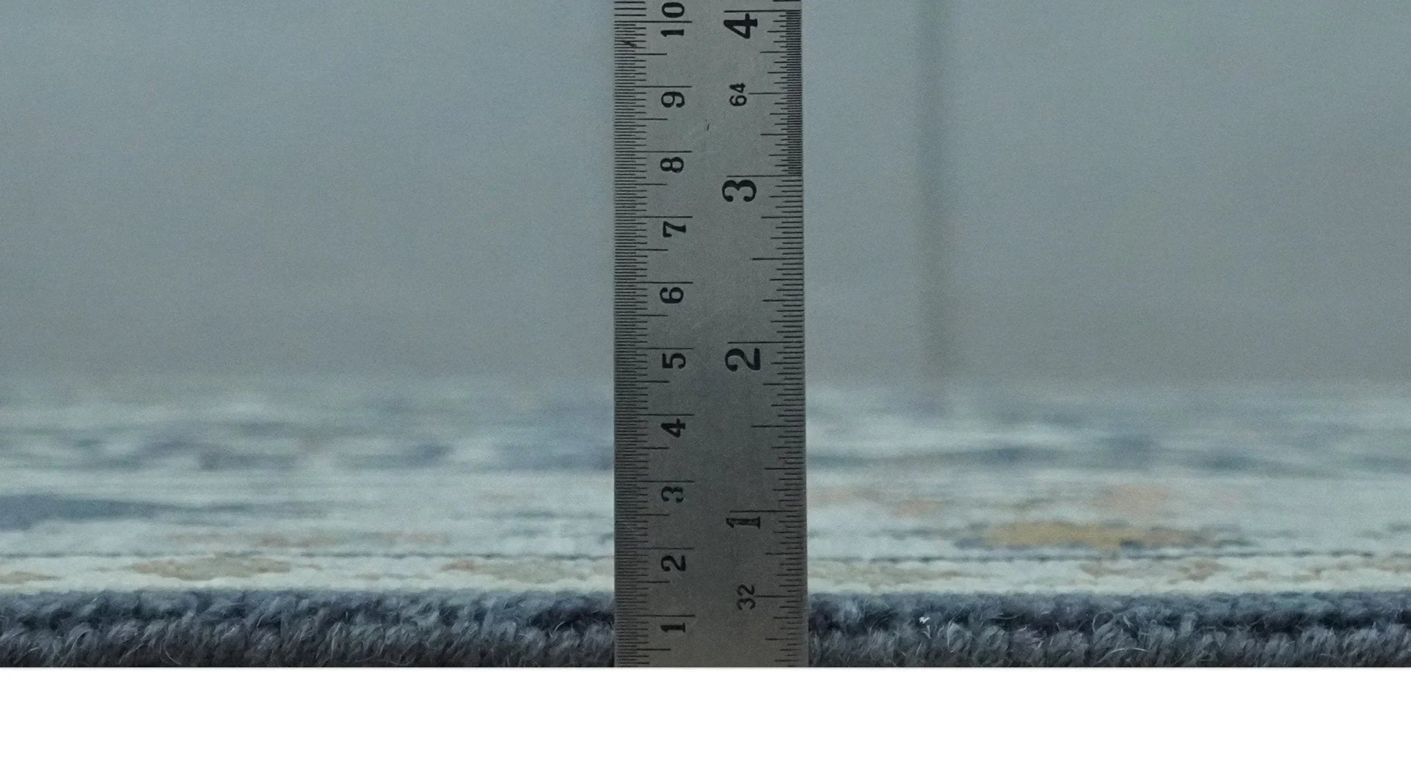 Antique style Blue and Silver Traditional Multi Size Hand Knotted Oushak Wool Rug - The Rug Decor