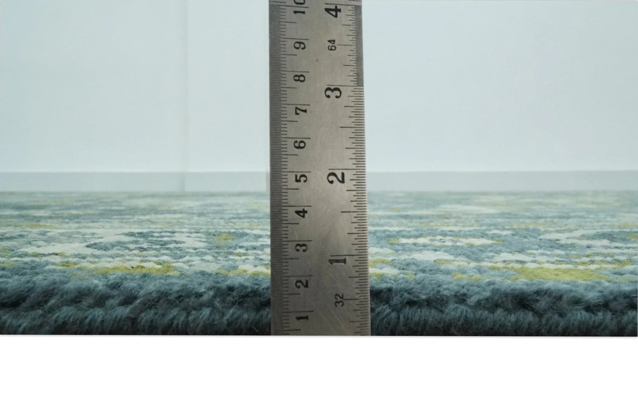 Antique Style Hand Knotted Teal, Gray and Green Traditional Heriz 8x10 wool area rug - The Rug Decor