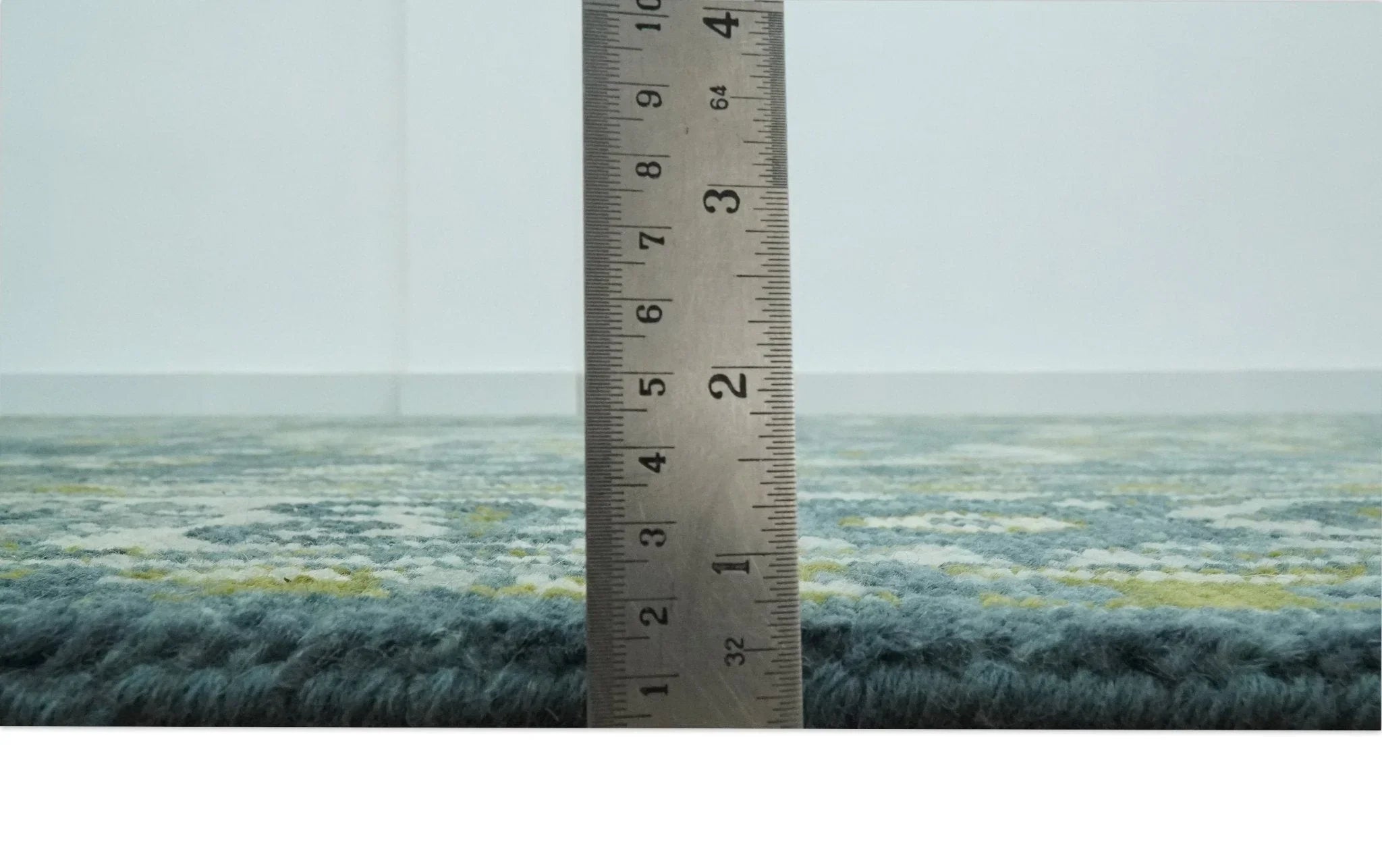 Antique Style Hand Knotted Teal, Gray and Green Traditional multi Size wool rug - The Mayfair Hall