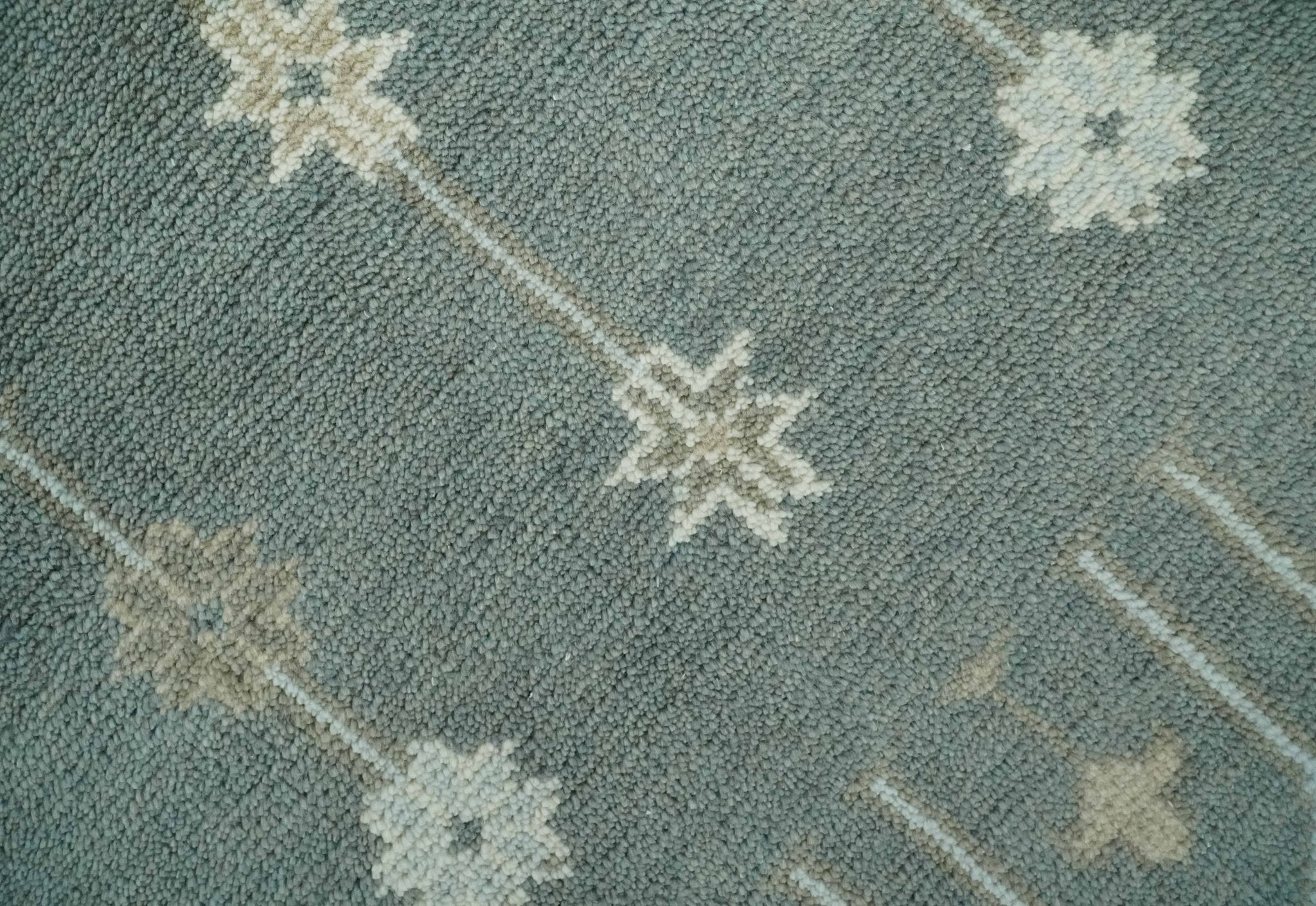 Antique Style Tree of life Gray, Beige and Silver Traditional Hand Knotted Custom Made wool Area Rug - The Rug Decor