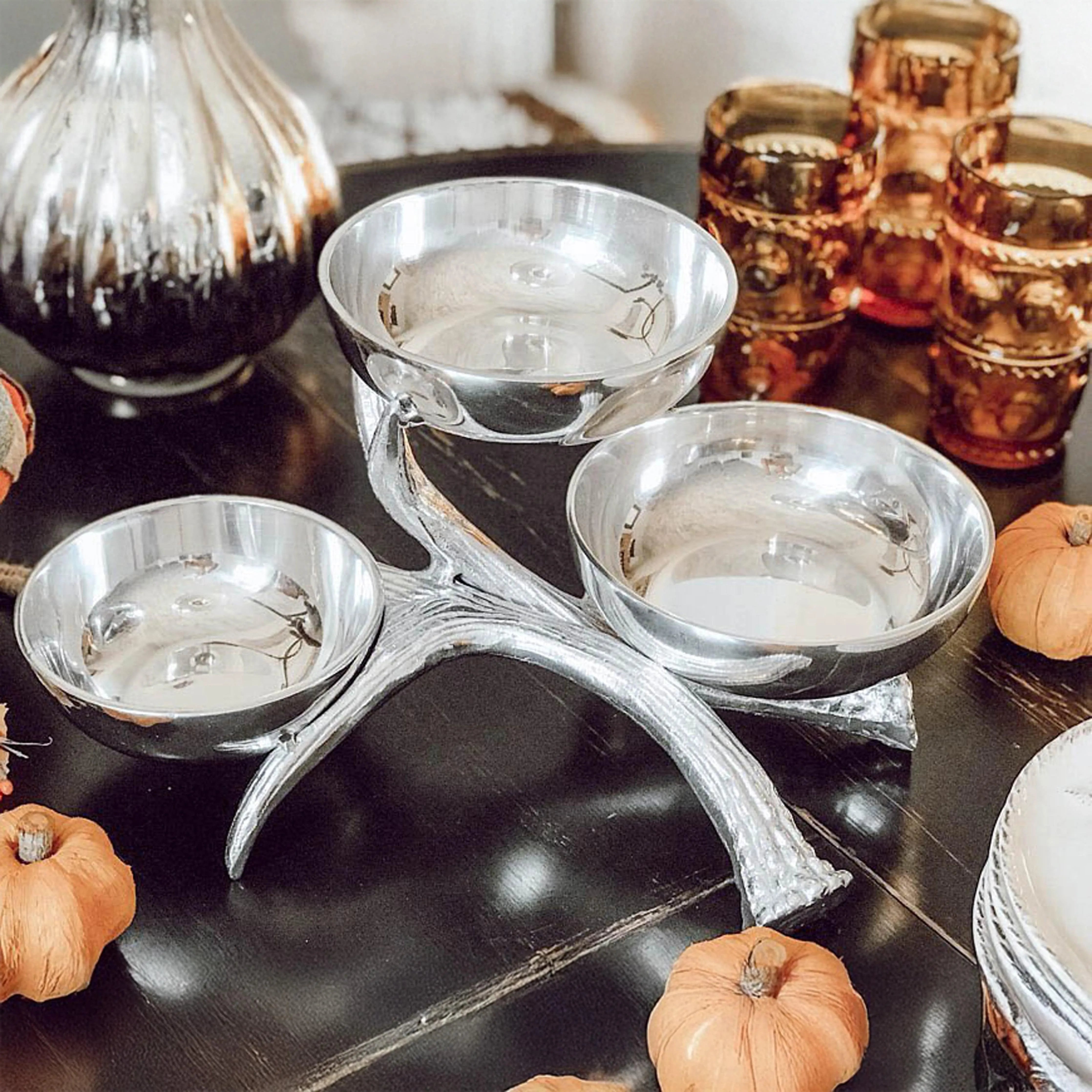 Antler 3-Tiered Bowl