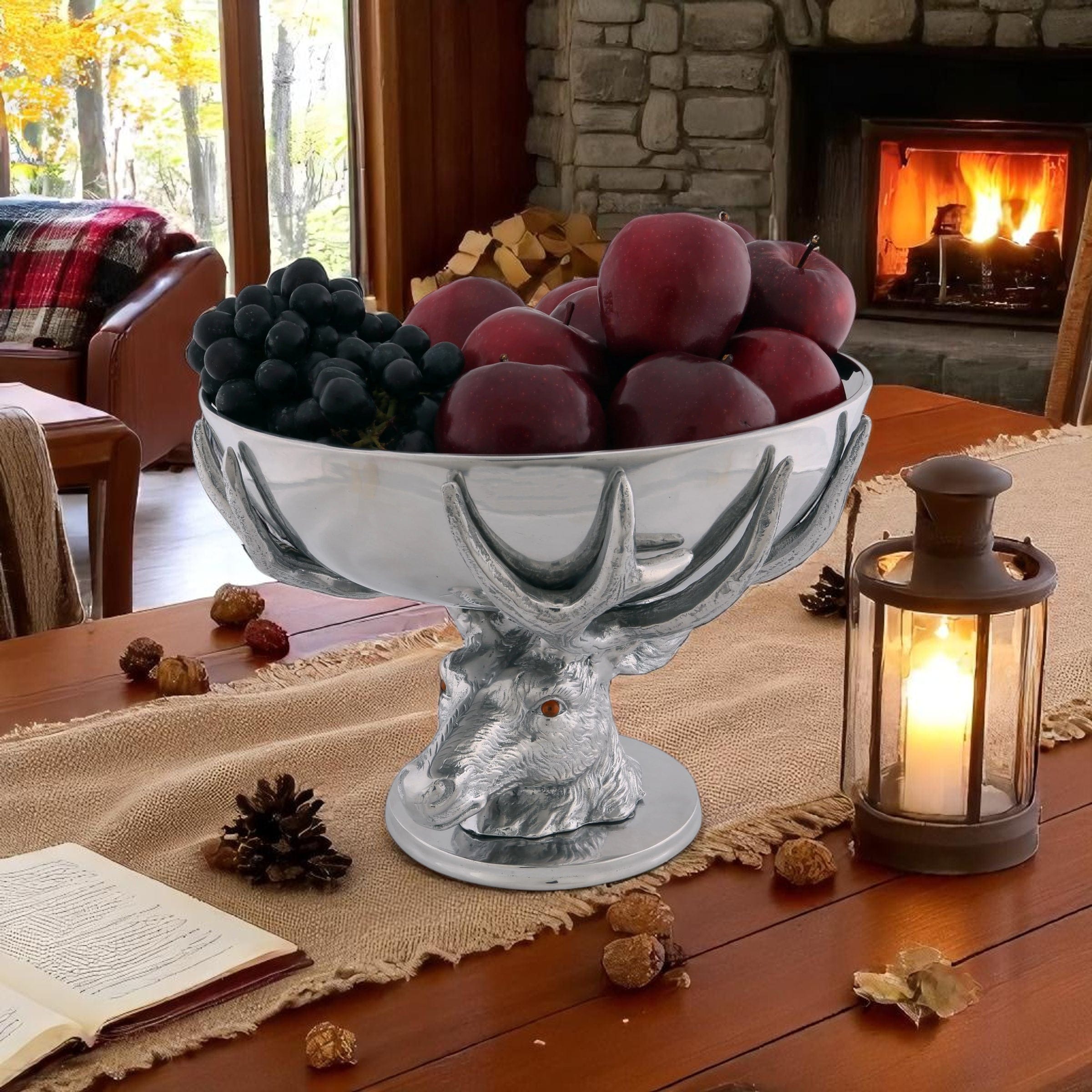 Antler Centerpiece Bowl