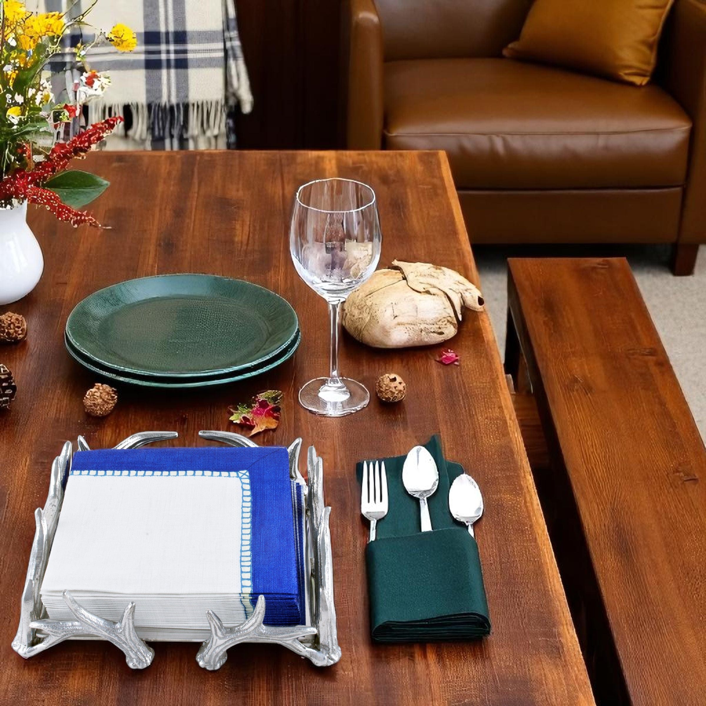 Antler Luncheon Napkin Box