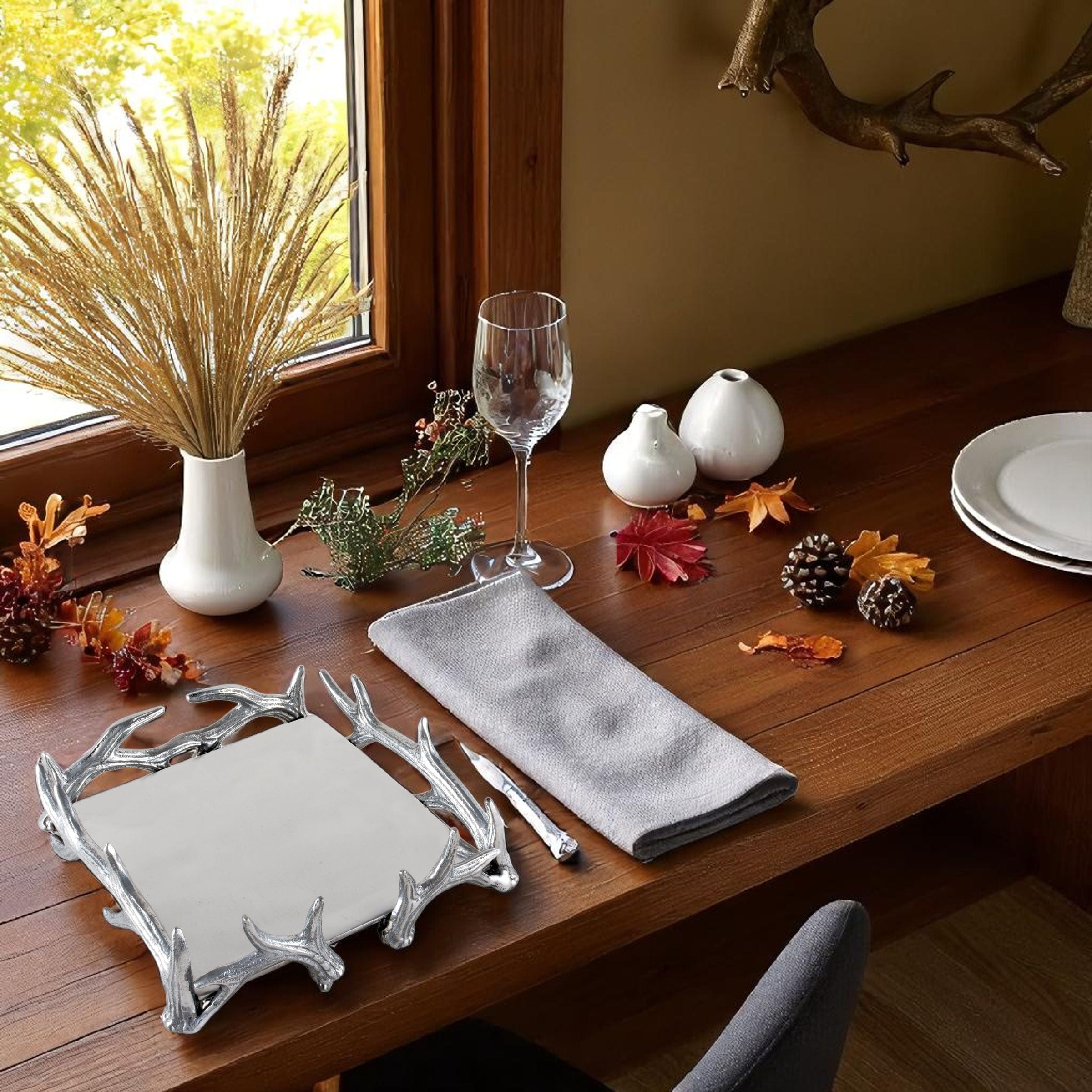 Antler Luncheon Napkin Box