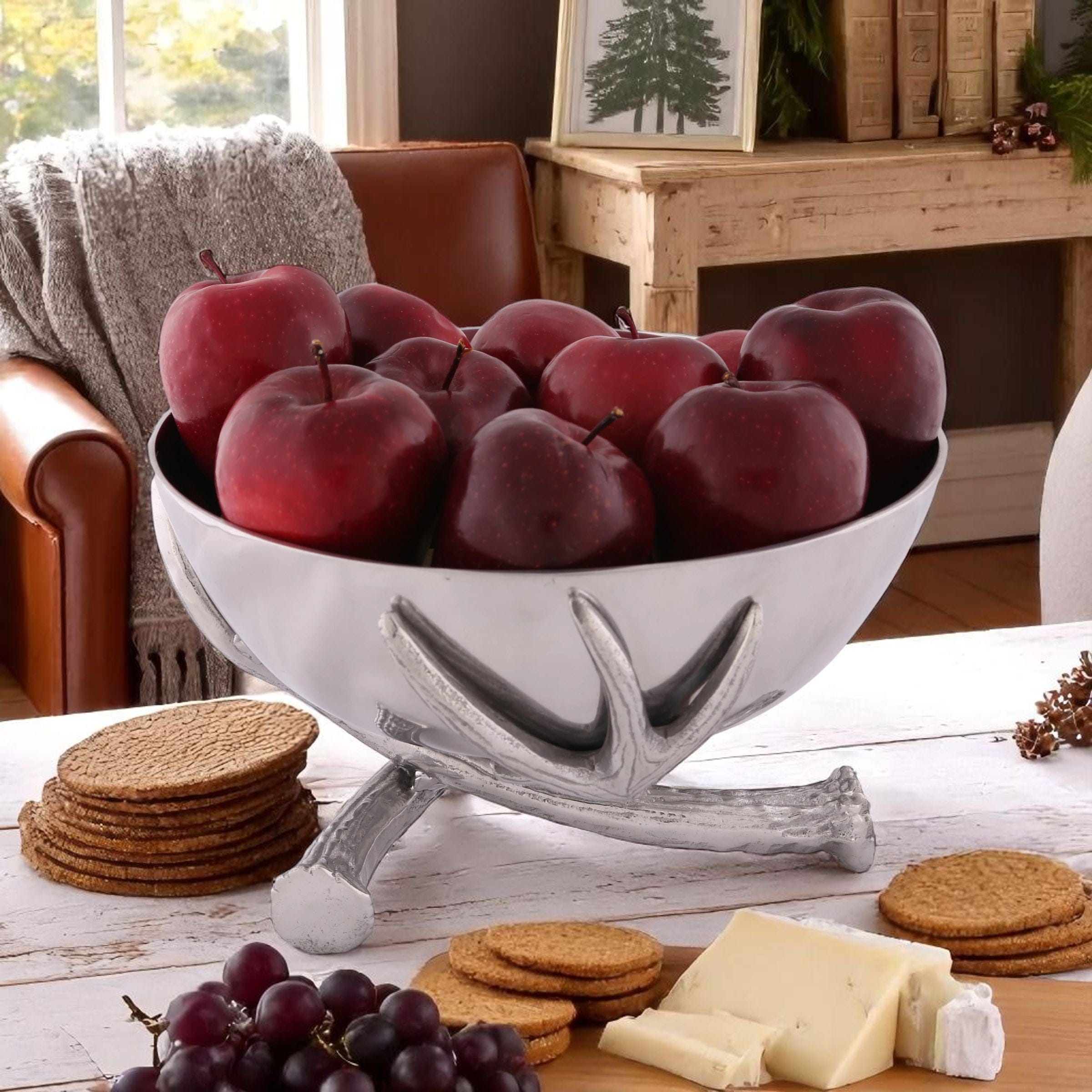 Antler Pedestal Bowl