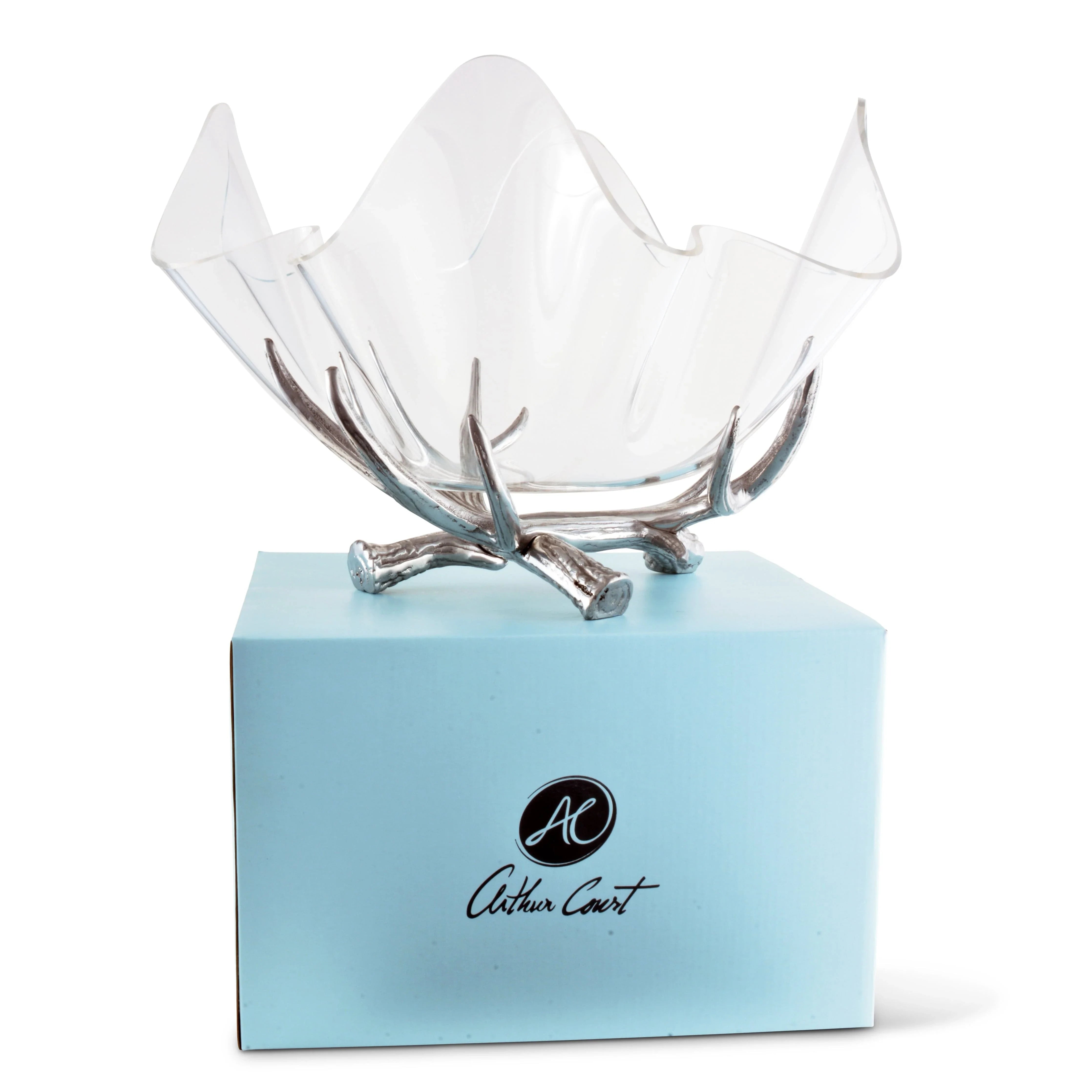 Antler Stand Acrylic Bowl 14
