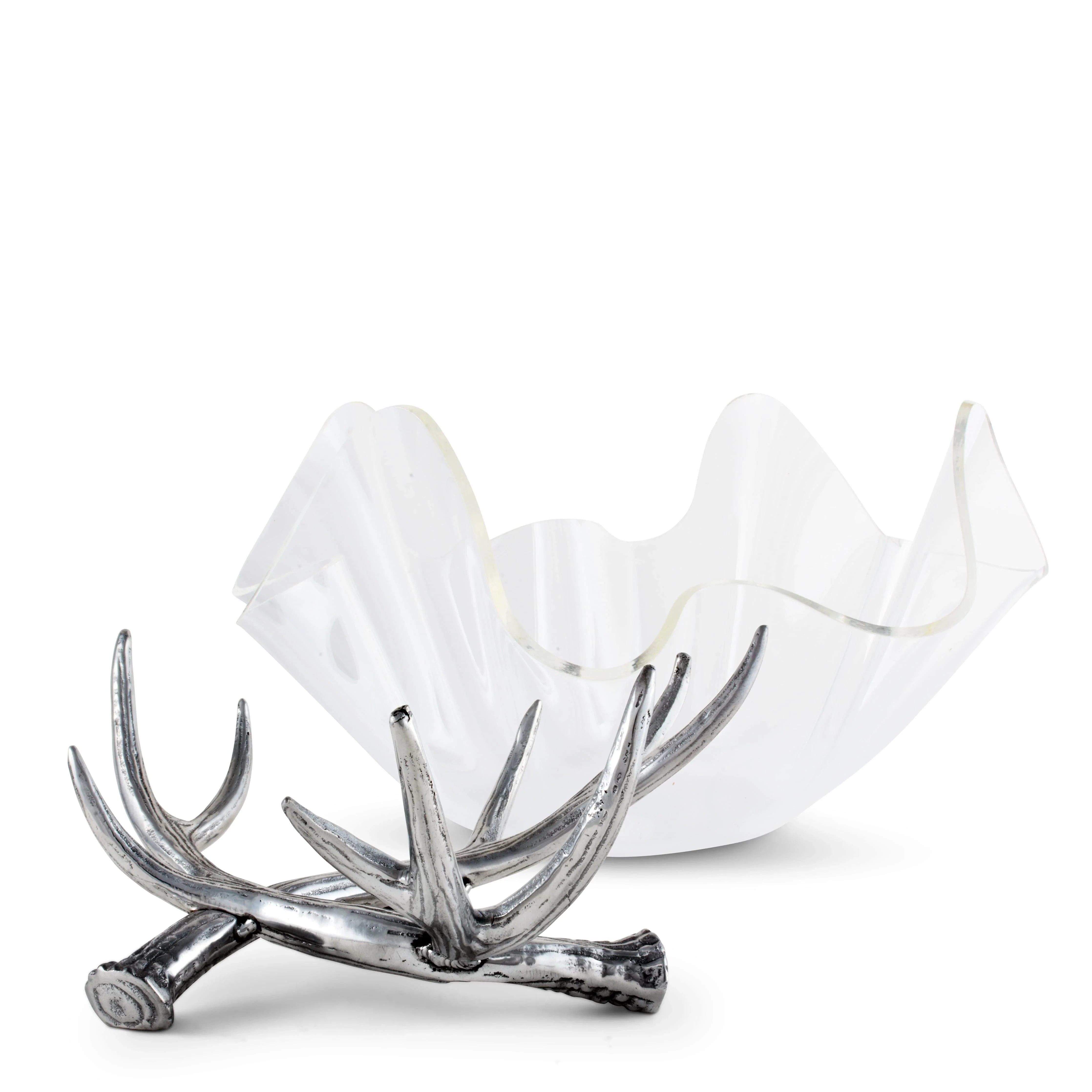 Antler Stand Acrylic Bowl 14