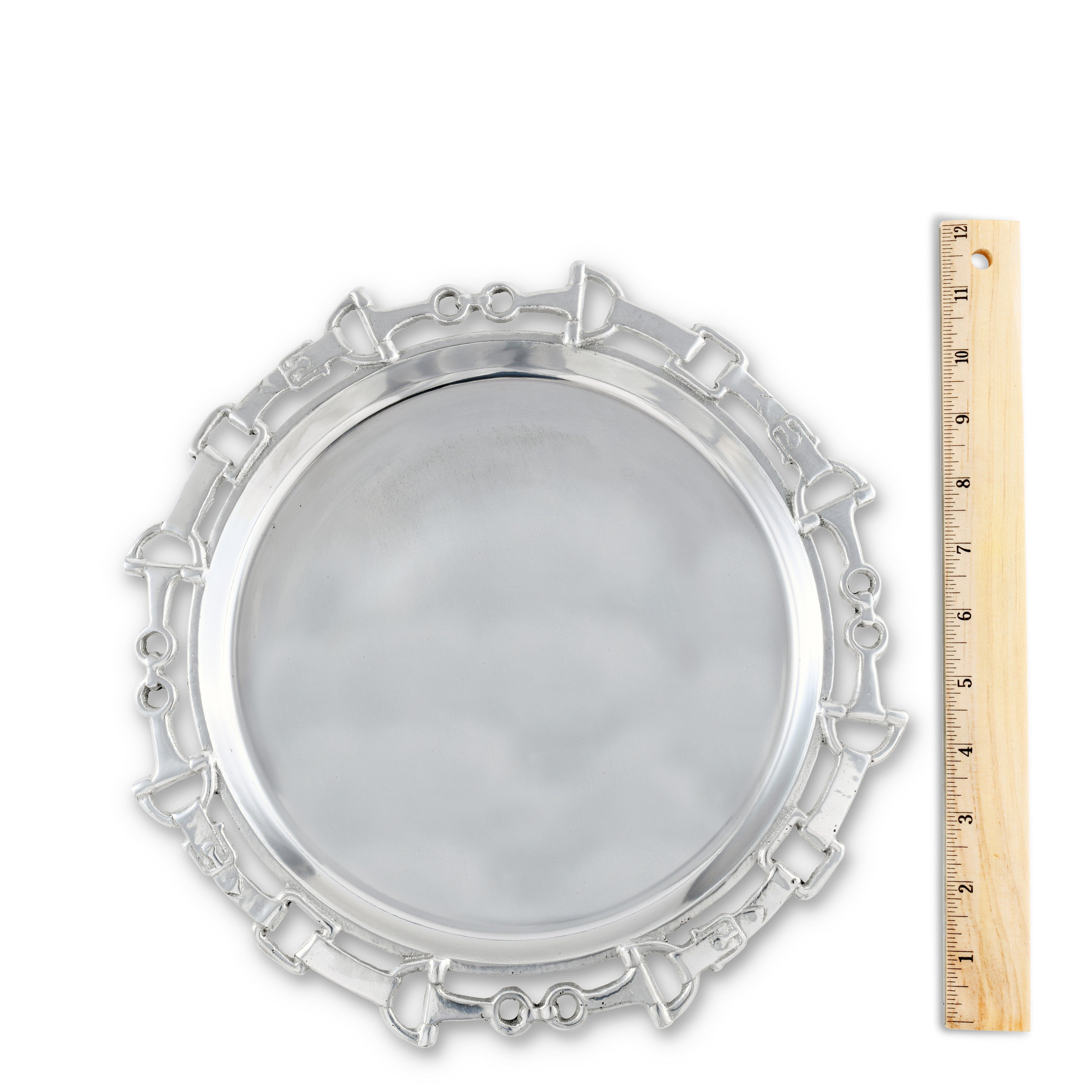 Equestrian Round Tray 12
