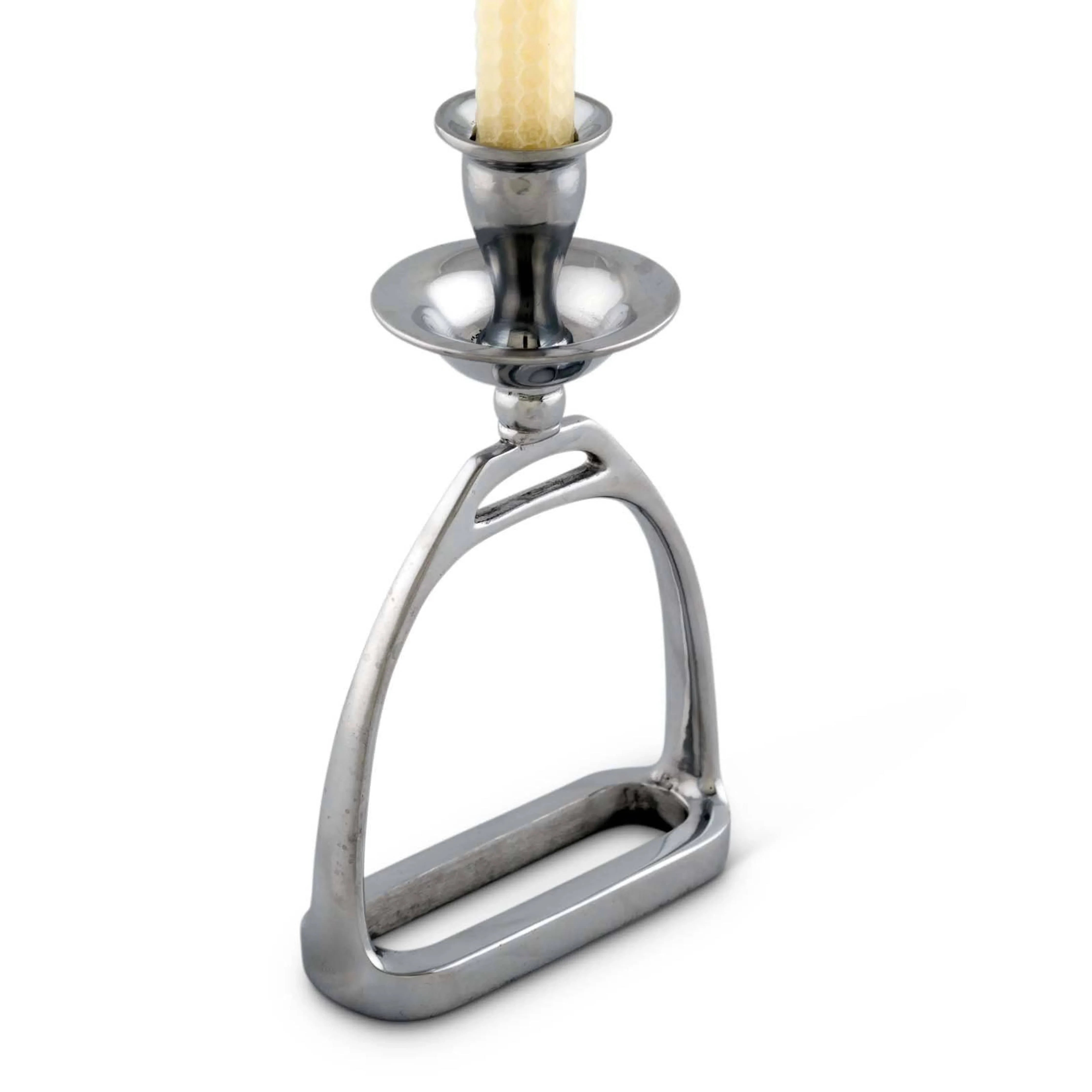 Equestrian Stirrup Candlestick