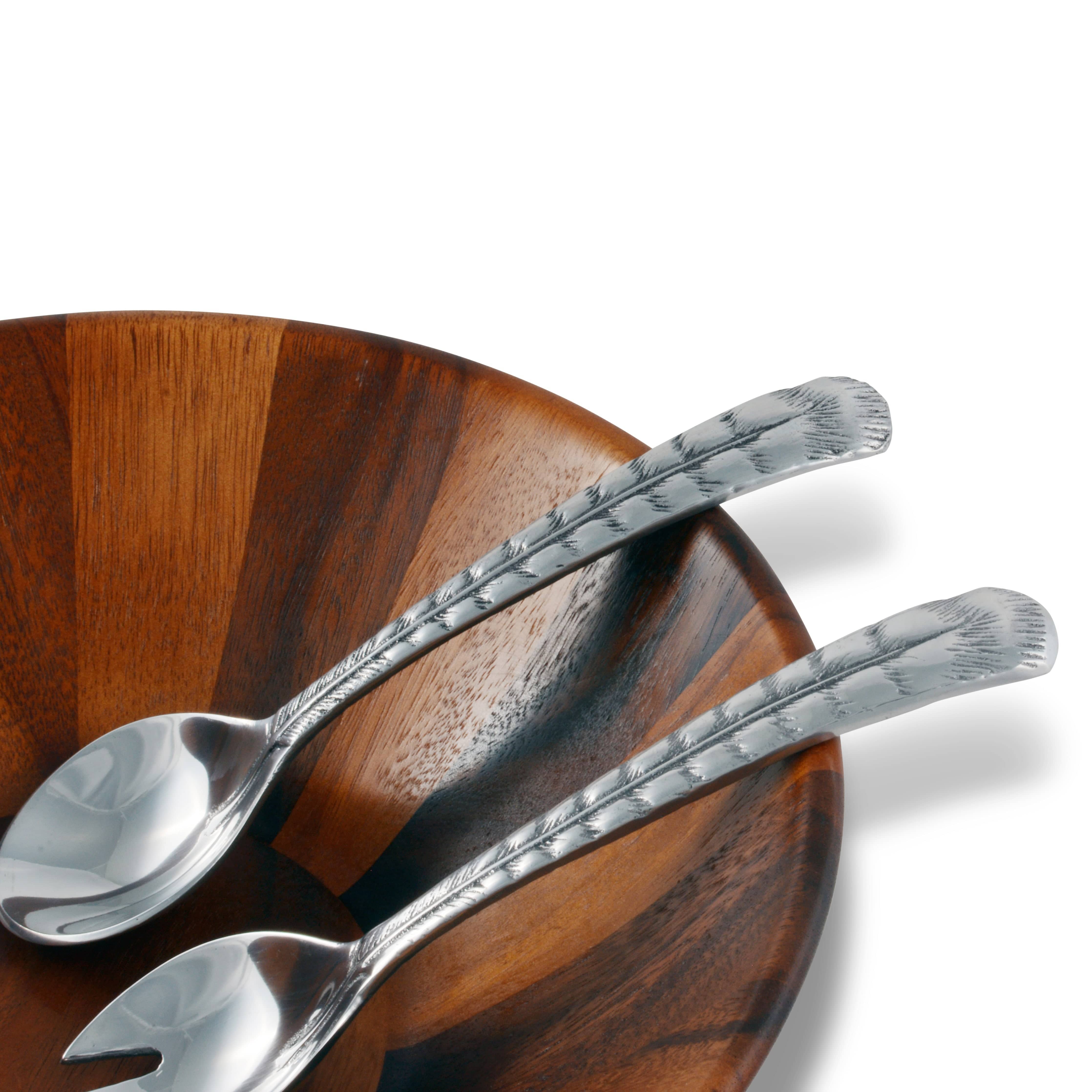 Feather Salad Servers