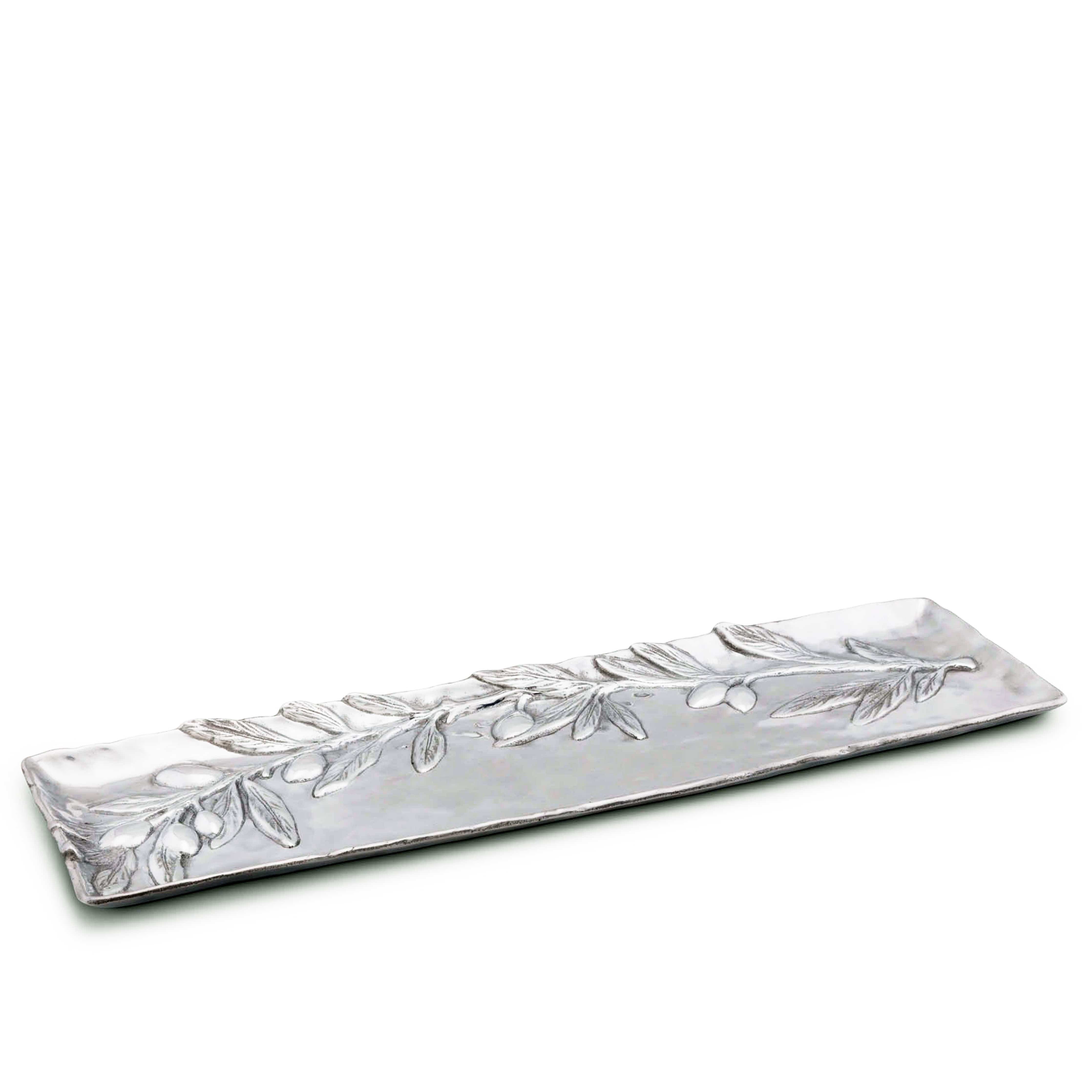 Olive Oblong Tray