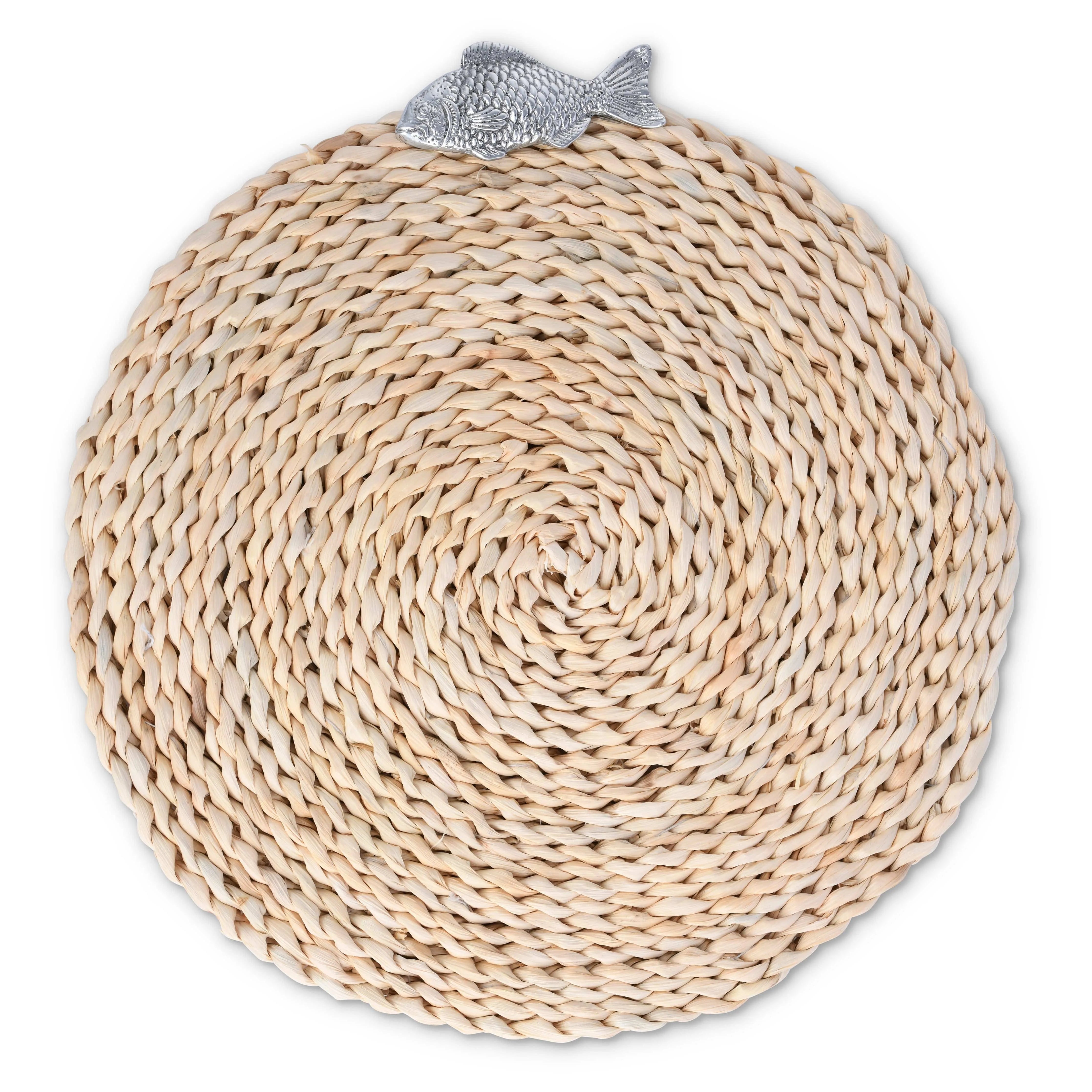 Fish Twisted Seagrass Placemats (Set of 4)