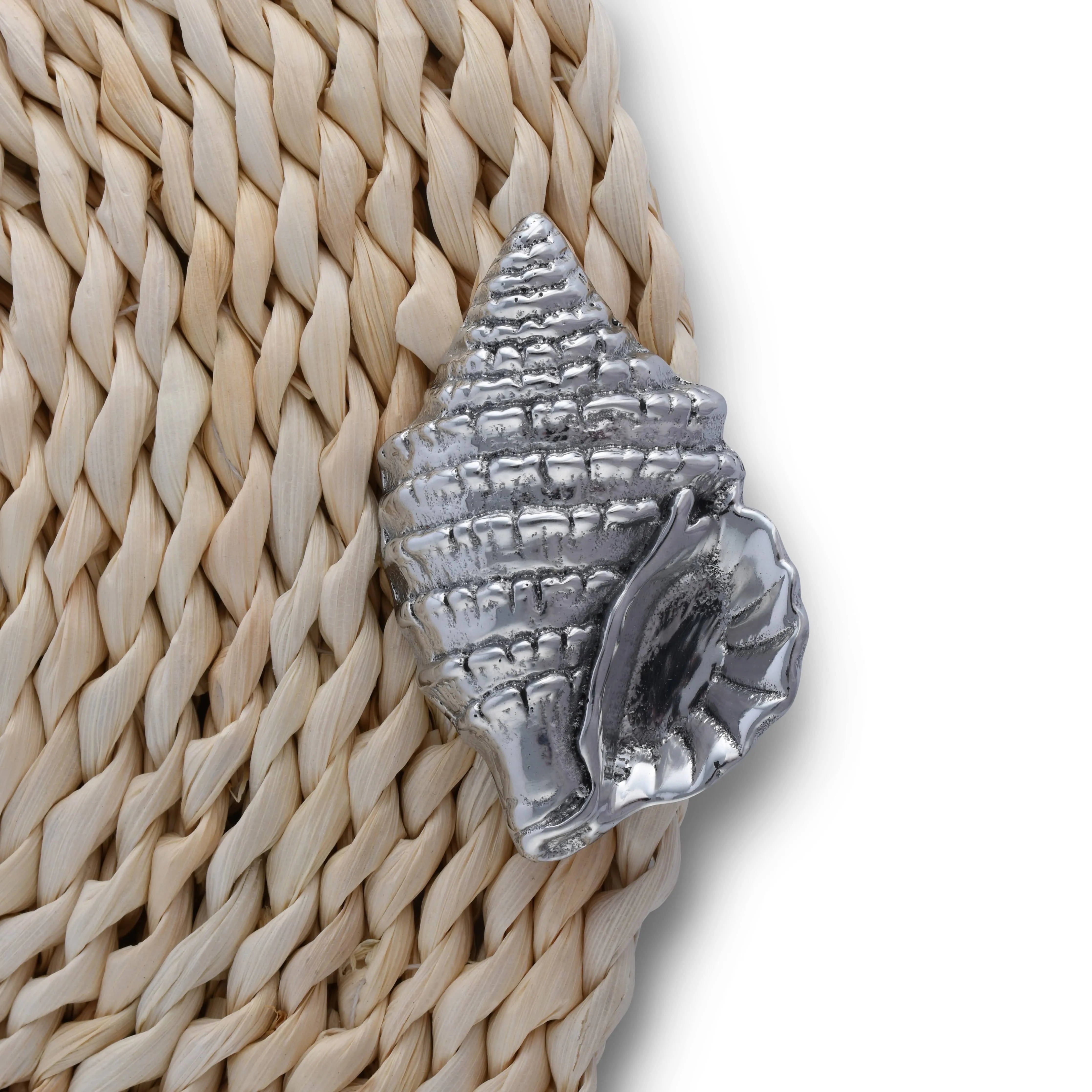 Sea Shell Twisted Seagrass Placemats (Set of 4)