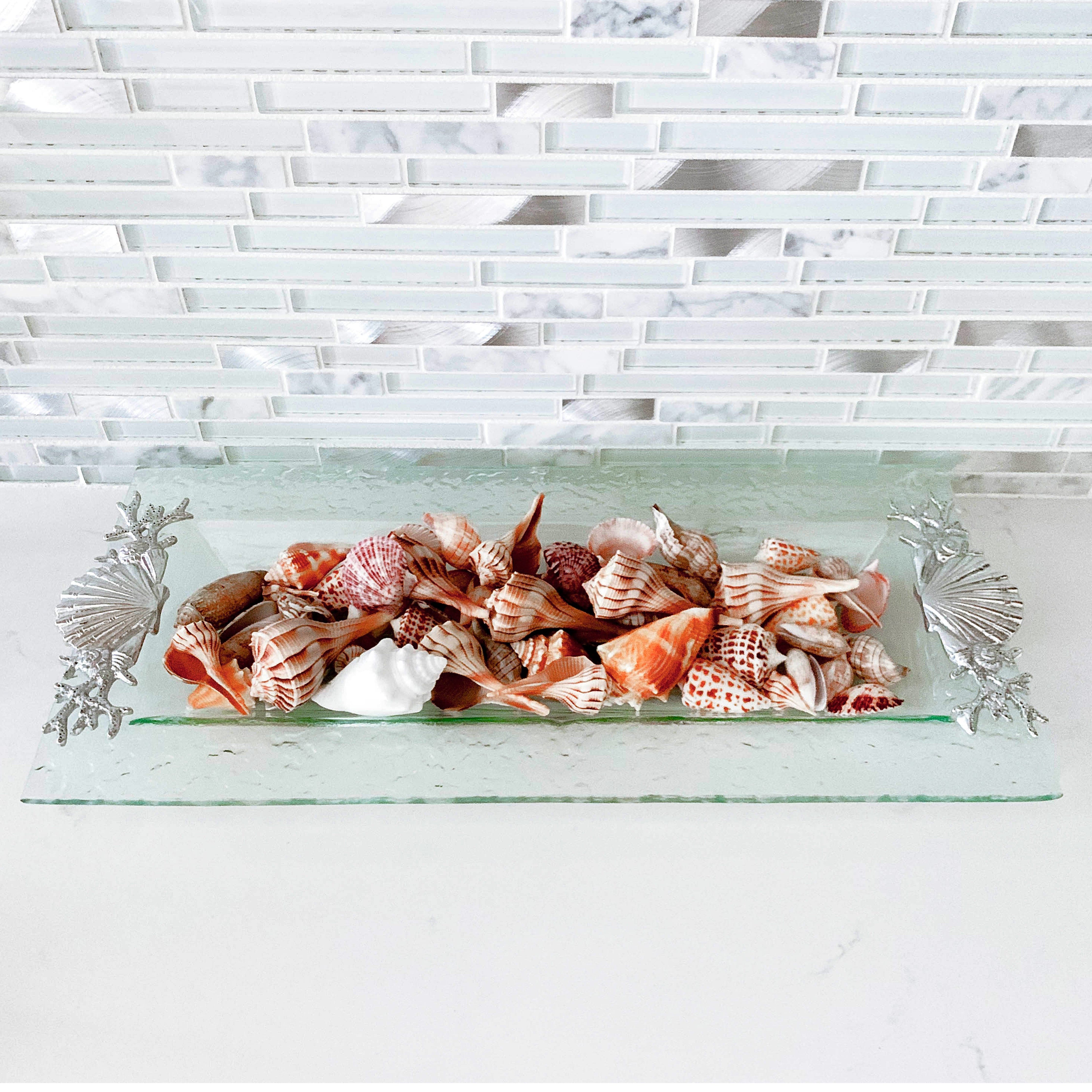 Shell/Sea Life Oblong Tray