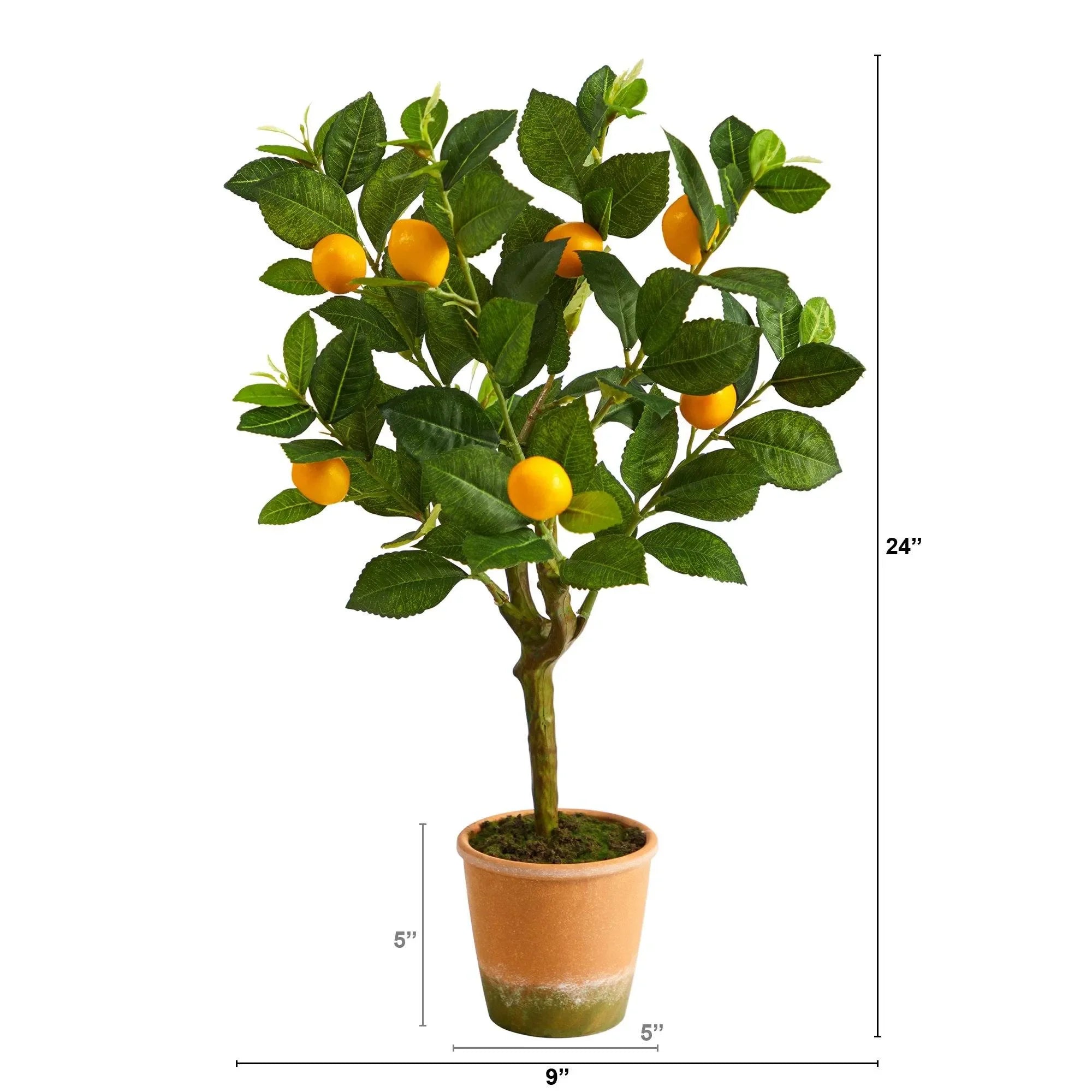 24” Lemon Artificial Tree - The Mayfair Hall