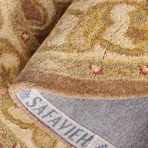 Antiquity Wool Rug in Brown and Gold - The Mayfair Hall