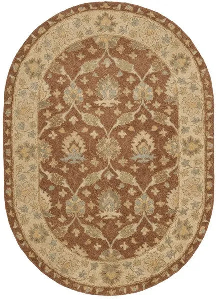 Antiquity Wool Rug in Brown and Taupe