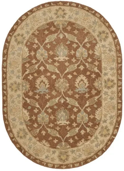 Antiquity Wool Rug in Brown and Taupe - The Mayfair Hall