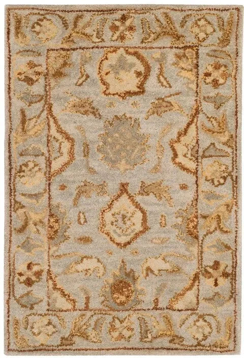 Antiquity Wool Rug in Light Gray - The Mayfair Hall