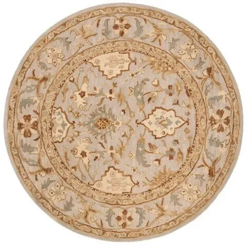 Antiquity Wool Rug in Light Gray - The Mayfair Hall