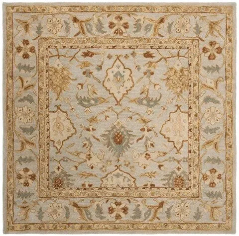 Antiquity Wool Rug in Light Gray - The Mayfair Hall