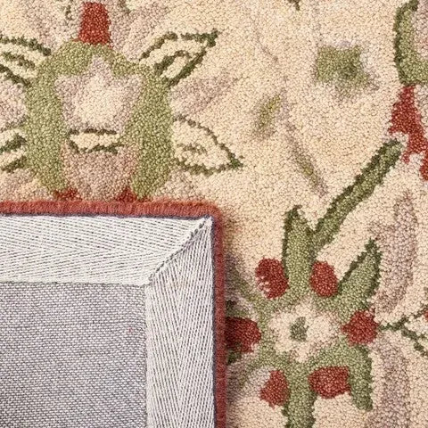 Antiquity Wool Rug in Rust and Ivory - The Mayfair Hall