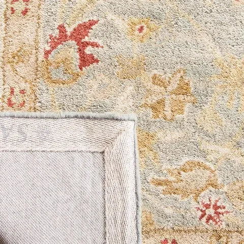 Antiquity Wool Rug in Gray Blue and Beige - The Mayfair Hall