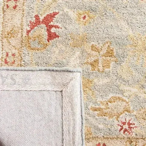 Antiquity Wool Rug in Gray Blue and Beige - The Mayfair Hall