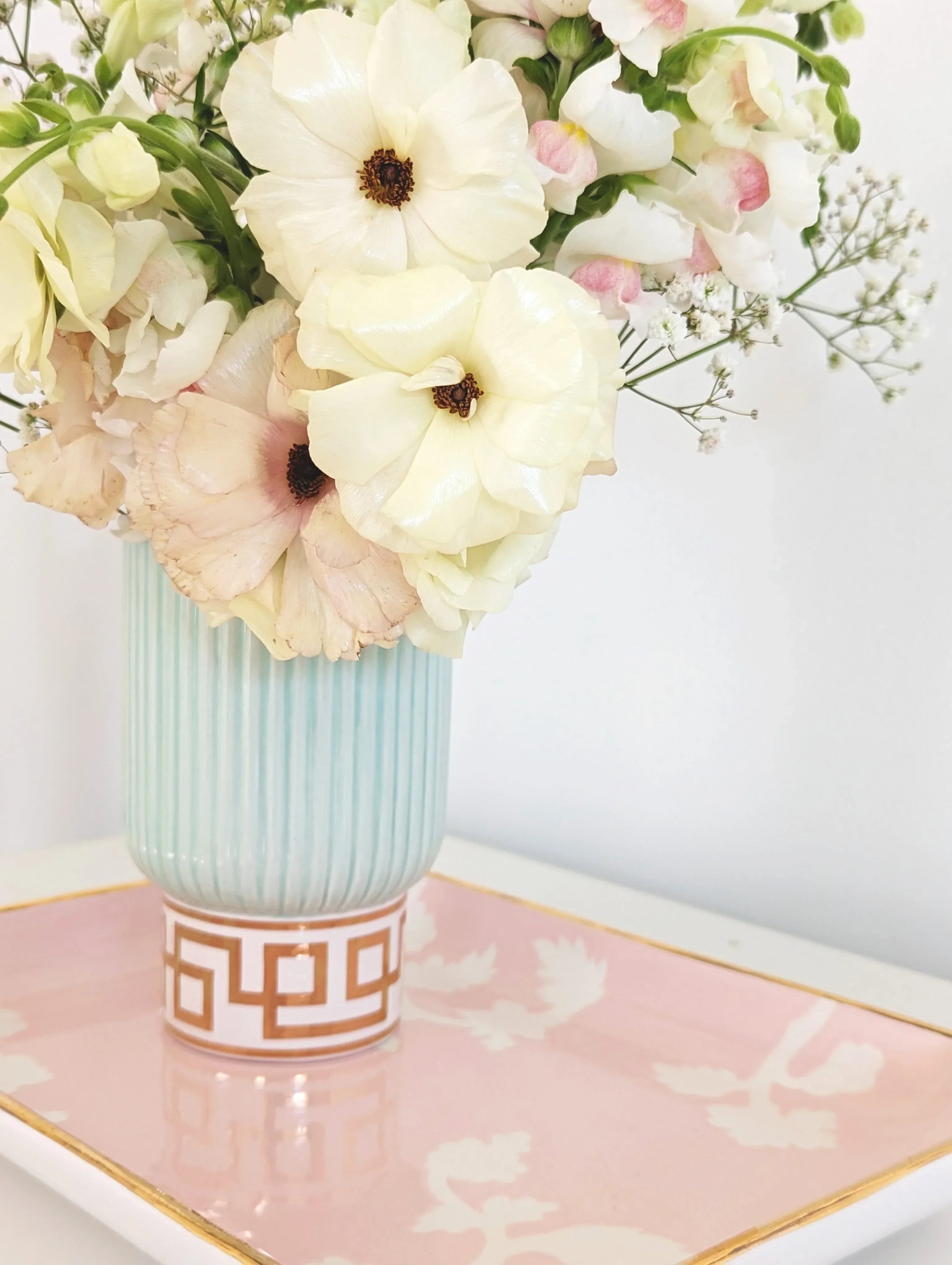 Chinoiserie Dreams Trays with Gold Accent - The Mayfair Hall