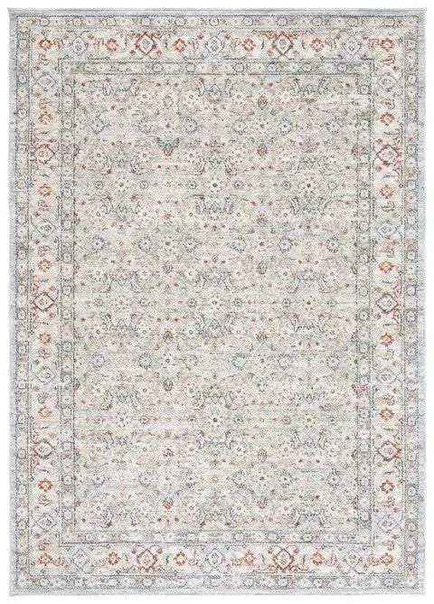 Avalon Polyester Rug in Light Blue and Ivory - The Mayfair Hall
