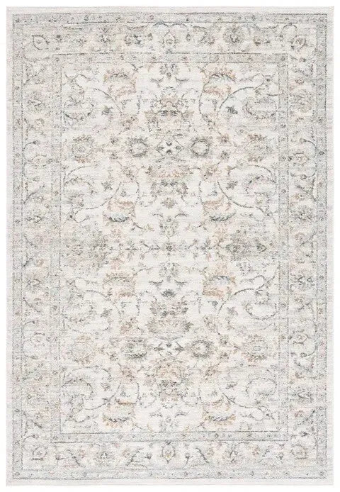 Avalon Polyester Rug in Ivory and Blue - The Mayfair Hall