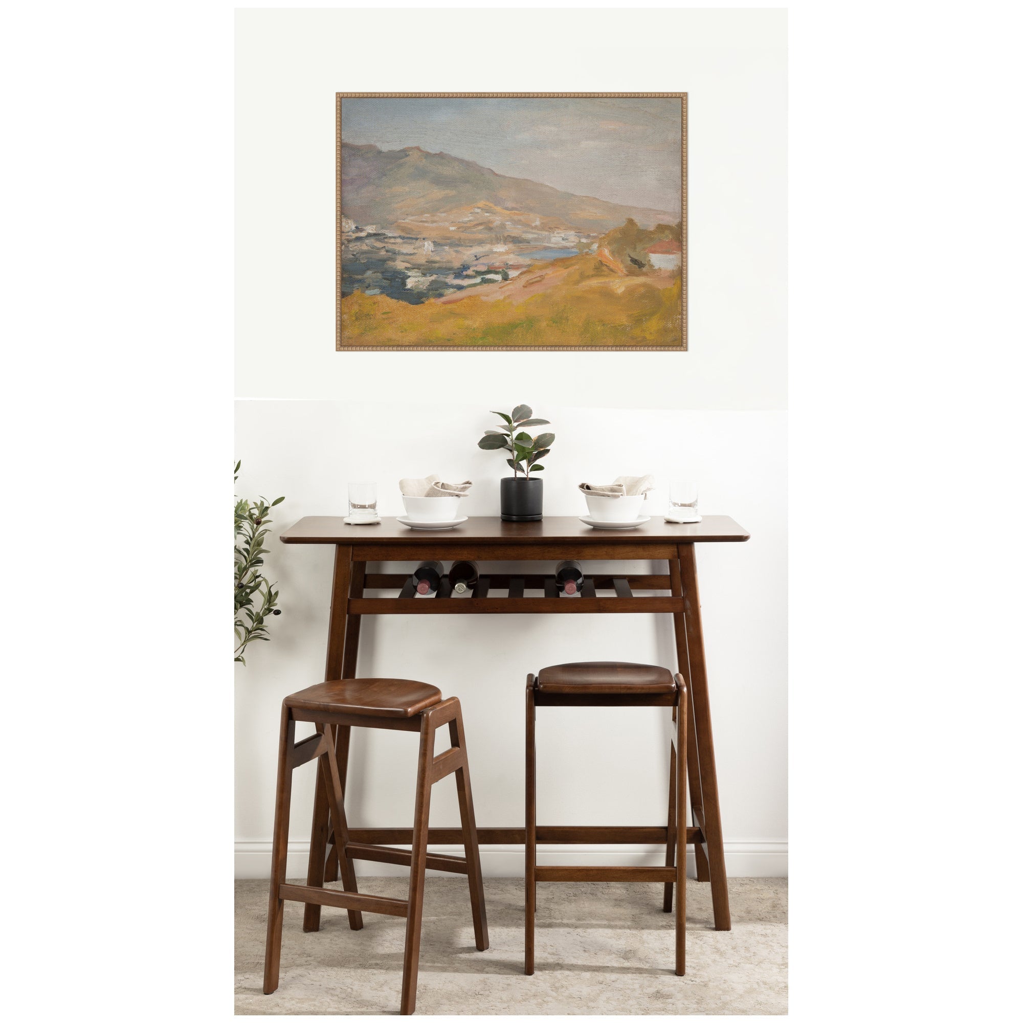 Yalta The Cycle From the Travel to the Crimea 1904 Jan Ciaglinski by Nostalgia Prints Framed Canvas Wall Art Print