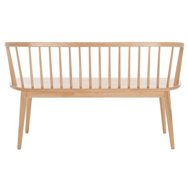 Blanchard Spindle Back Bench in Natural