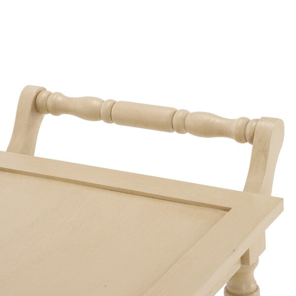 Haven 3 Tier Wood Dining Cart in Natural