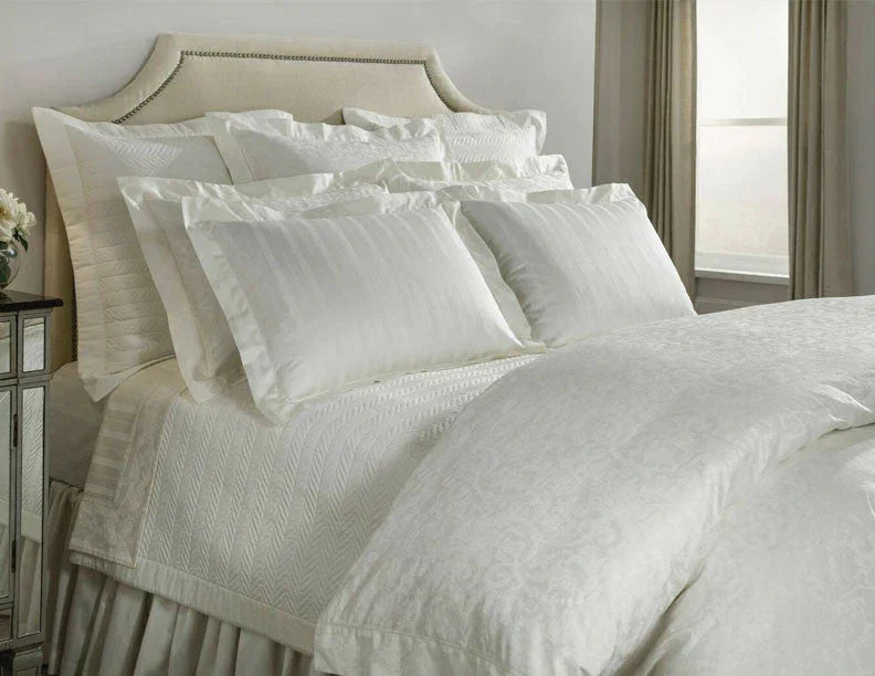 Plush 1000 Stripe Bed Skirt - The Mayfair Hall