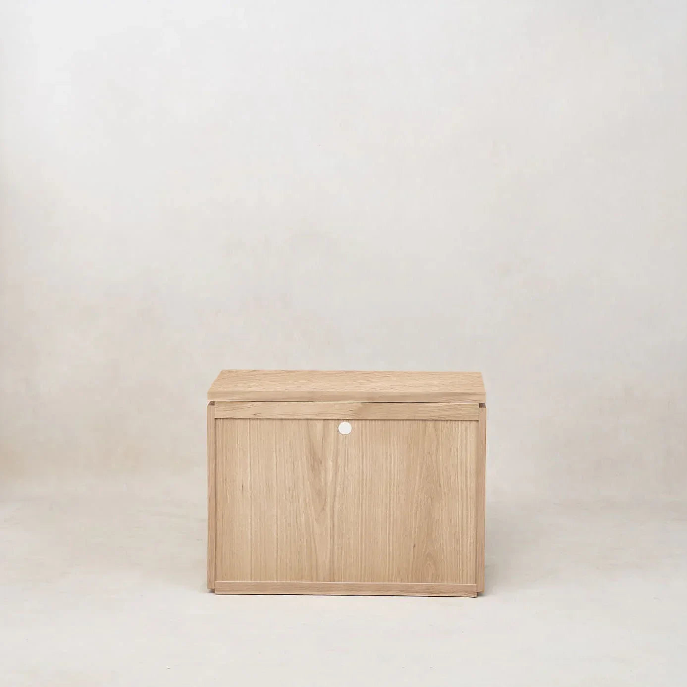 Sofita Wood Nightstand - White Oak - The Mayfair Hall