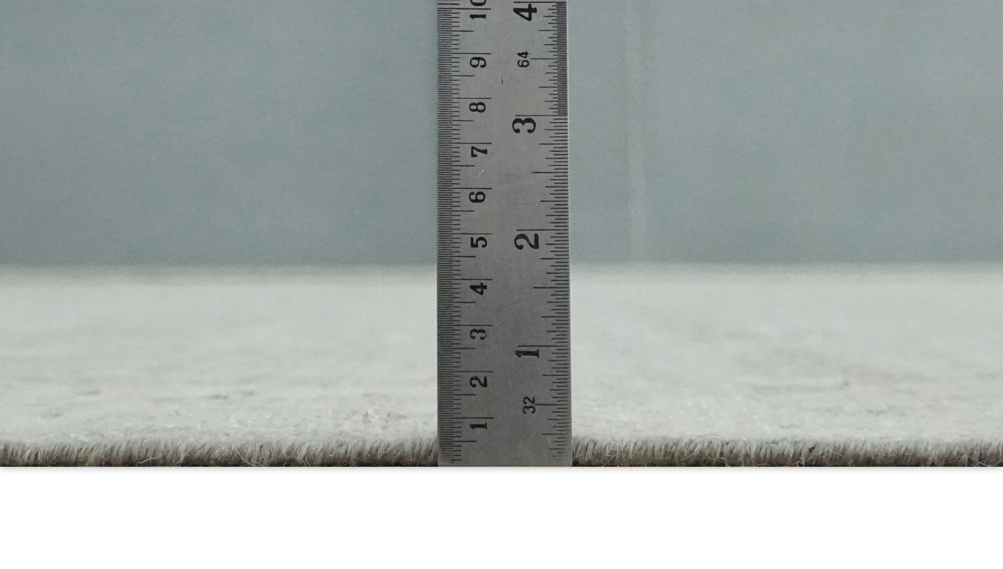 Beige and Silver Custom Made Antique Style Distressed Finished Low Pile wool Area Rug - The Rug Decor