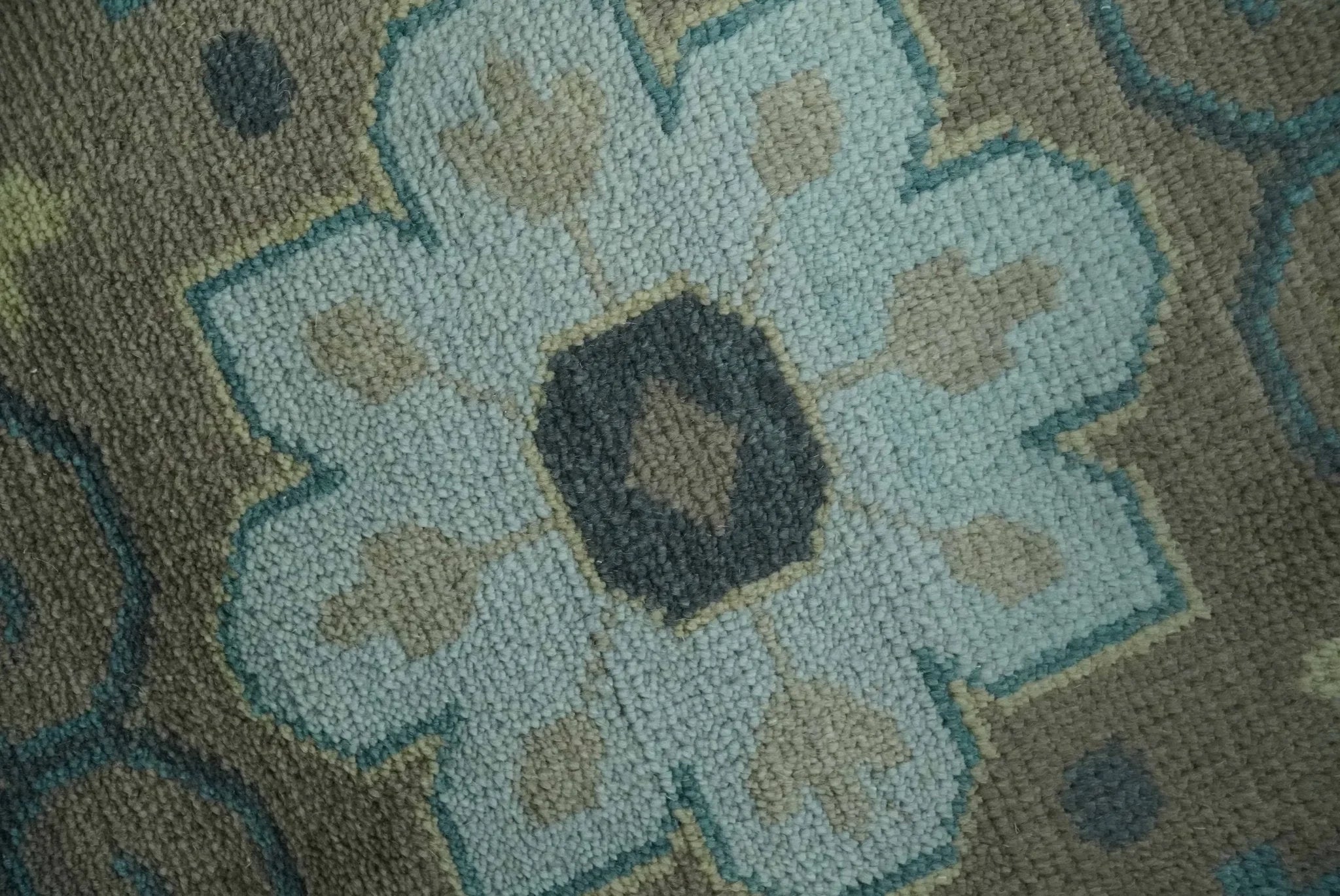 Beige, Brown and Silver Hand Knotted Traditional Multi size wool Area Rug - The Rug Decor