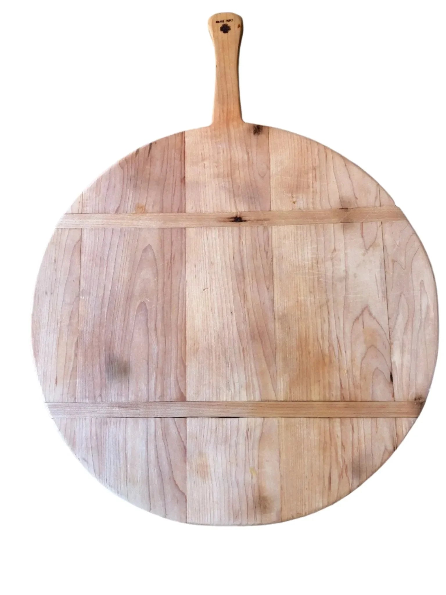 Best Charcuterie Board - Vintage Style Round Maple French Breadboard - The Mayfair Hall