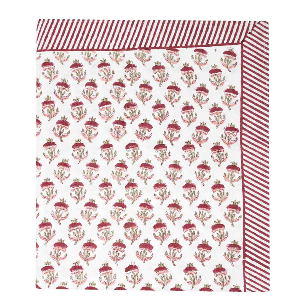 Plum Blossom Square Tablecloth - The Mayfair Hall