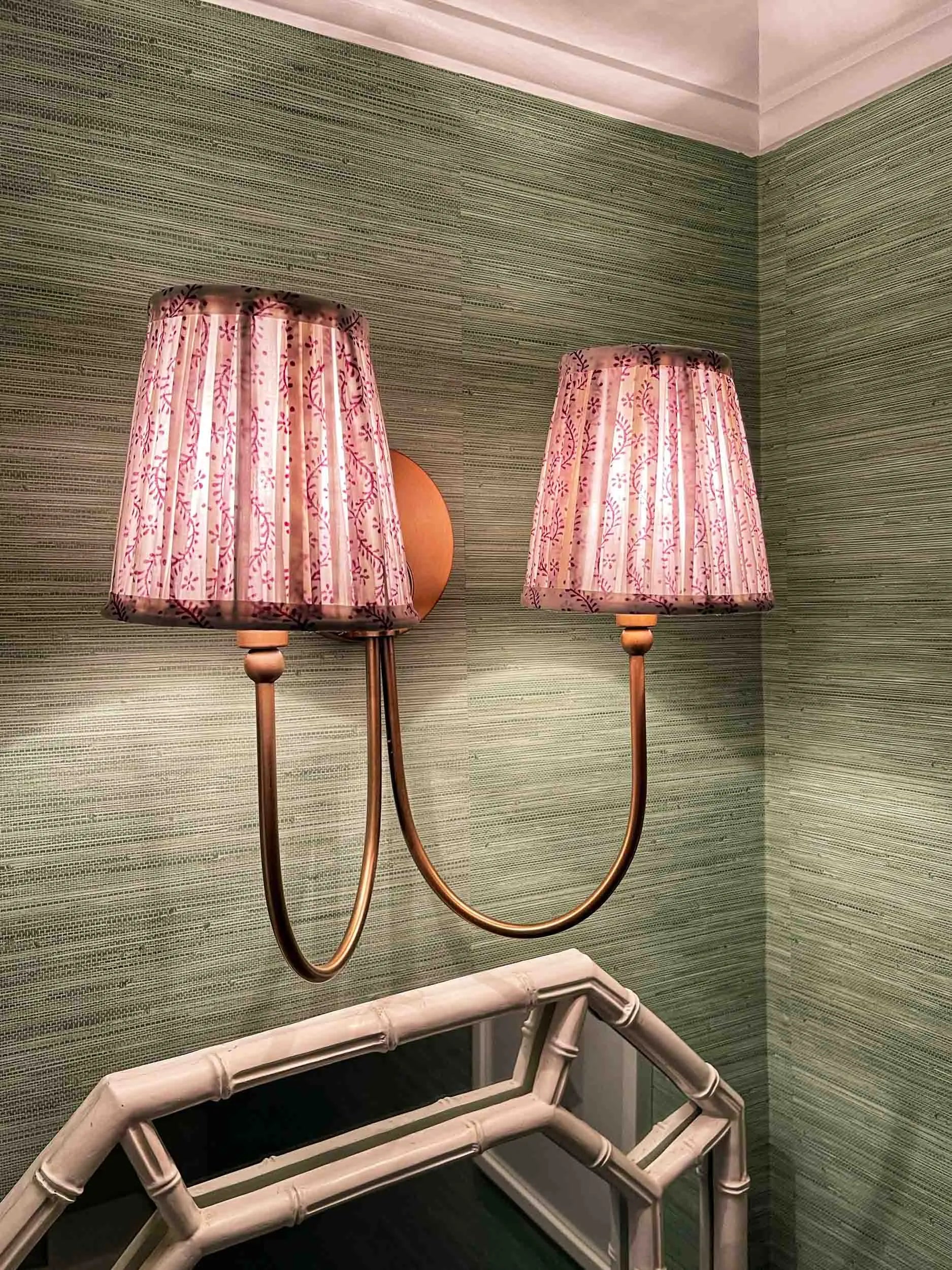 Honeysuckle Sconce Shade - The Mayfair Hall