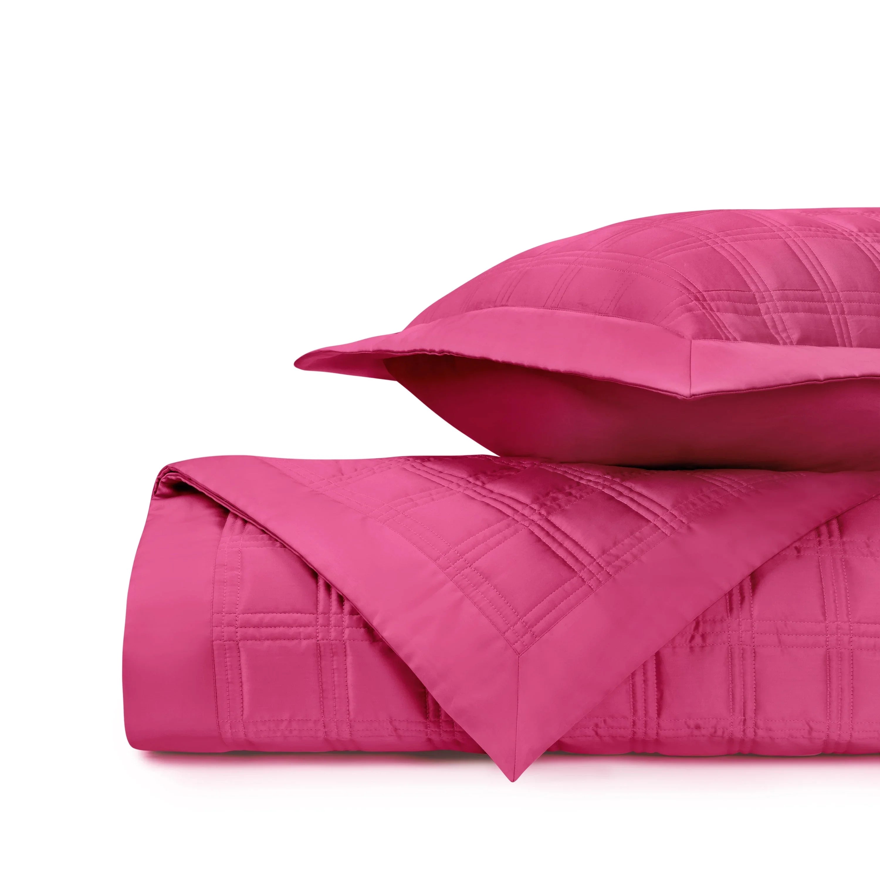 Block Quilted Coverlet Set - The Mayfair Hall