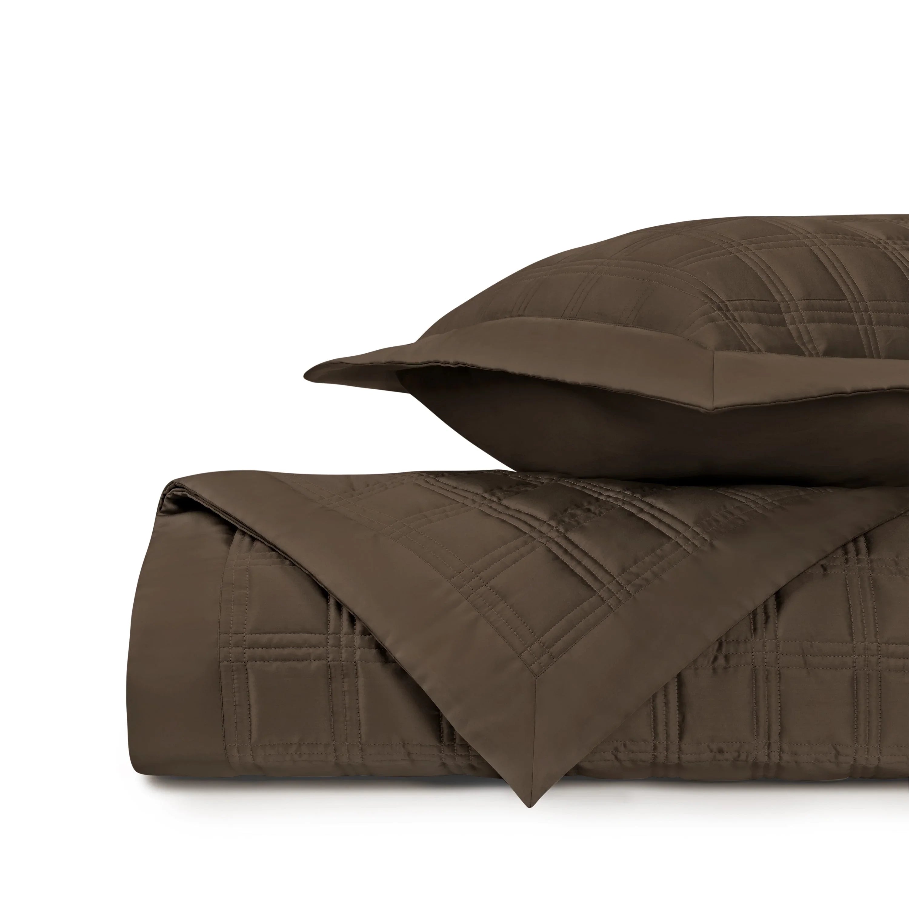 Block Quilted Coverlet Set - The Mayfair Hall