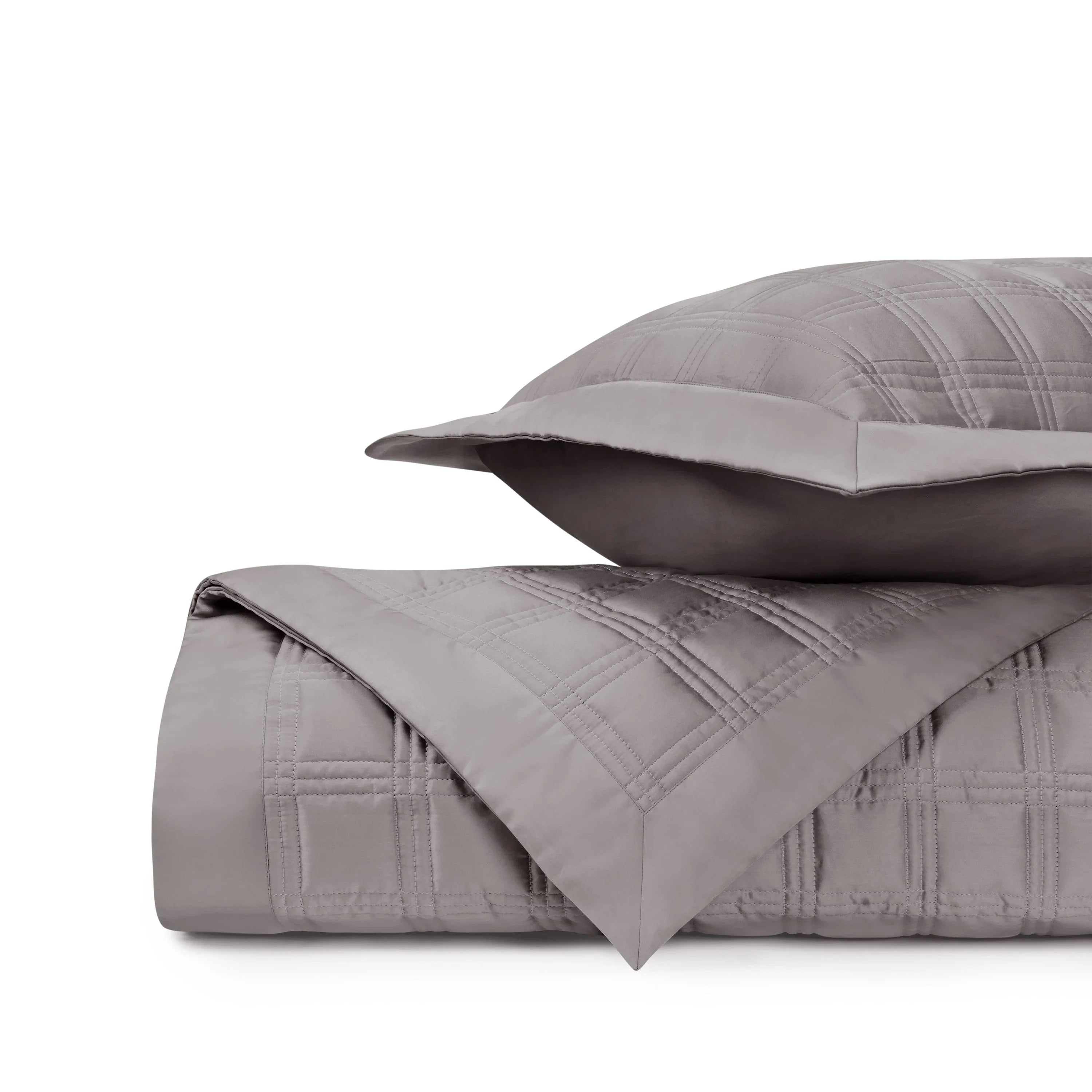 Block Quilted Coverlet Set - The Mayfair Hall
