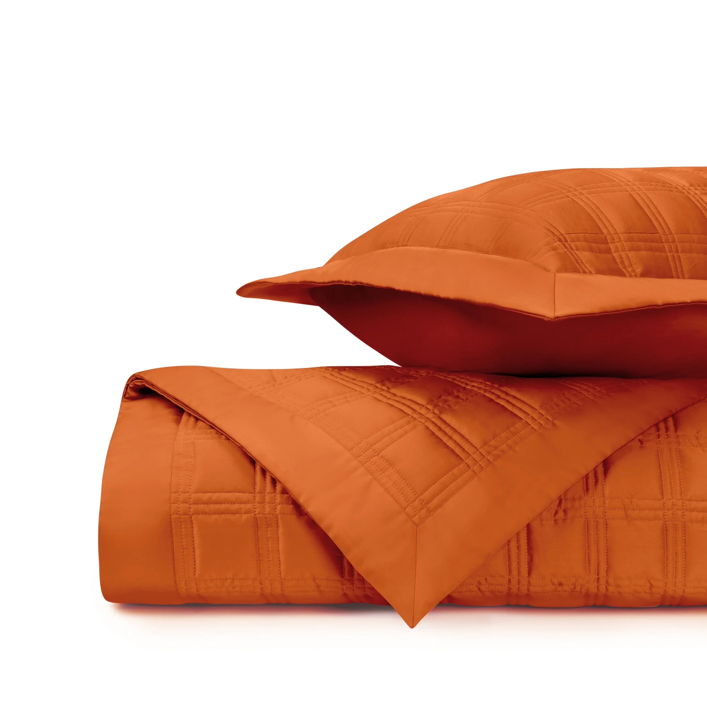 Block Quilted Coverlet Set - The Mayfair Hall