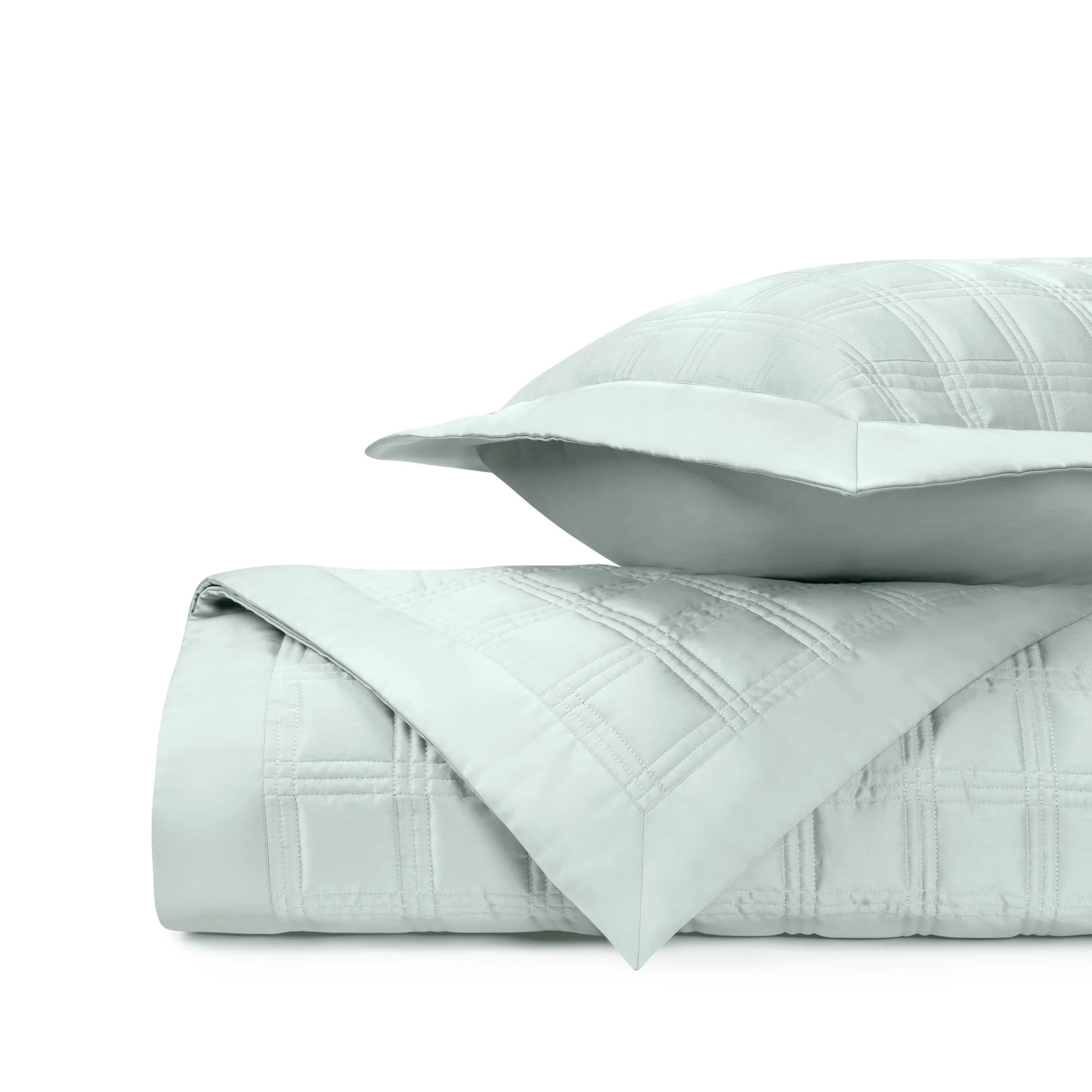 Block Quilted Coverlet Set - The Mayfair Hall