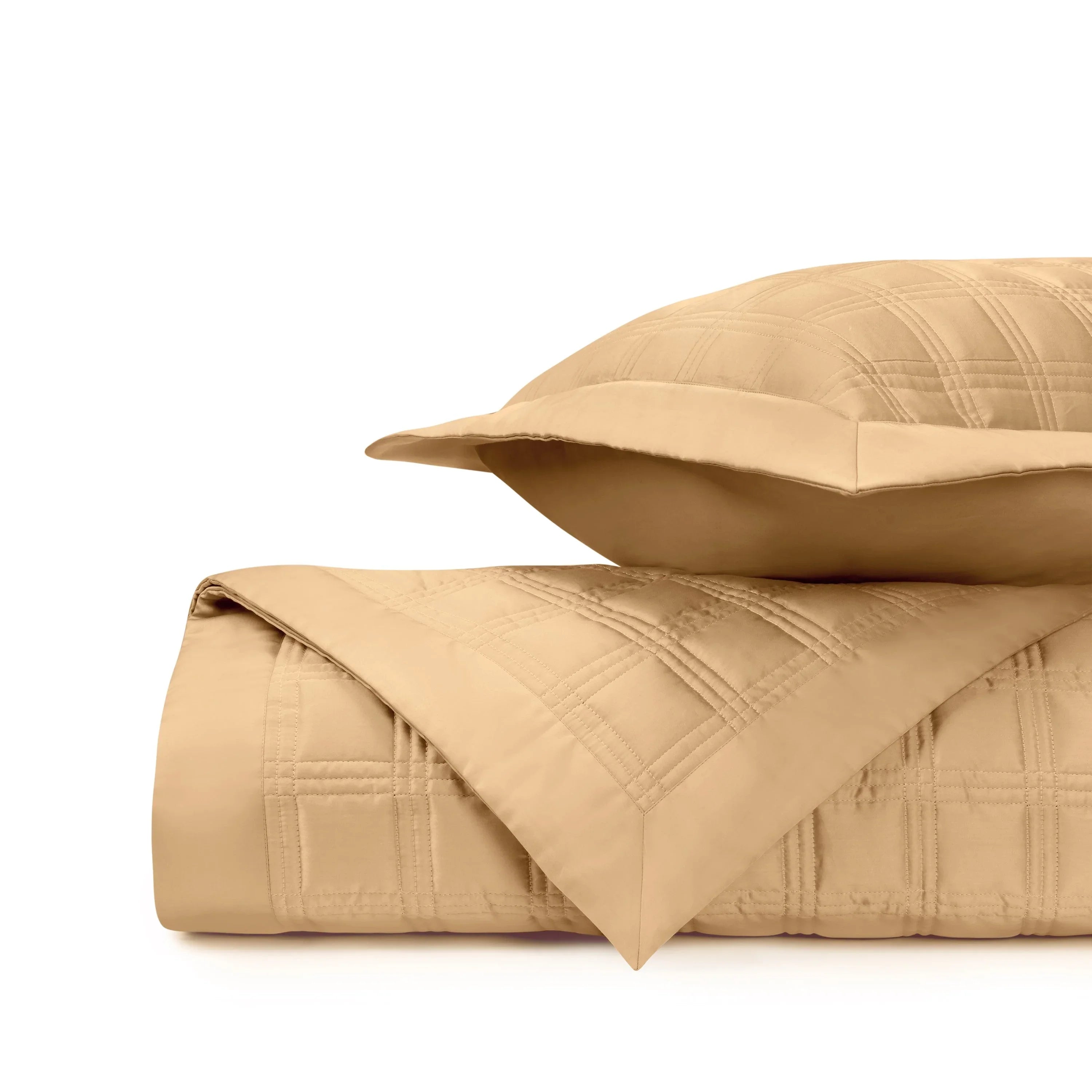 Block Quilted Coverlet Set - The Mayfair Hall
