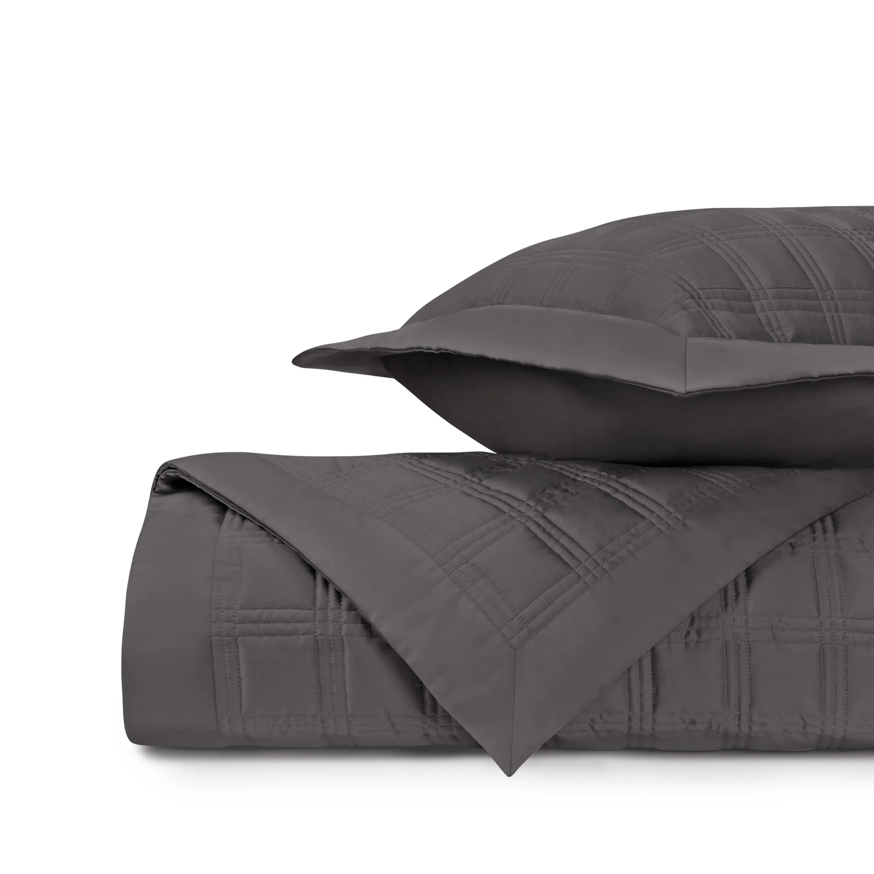 Block Quilted Coverlet Set - The Mayfair Hall
